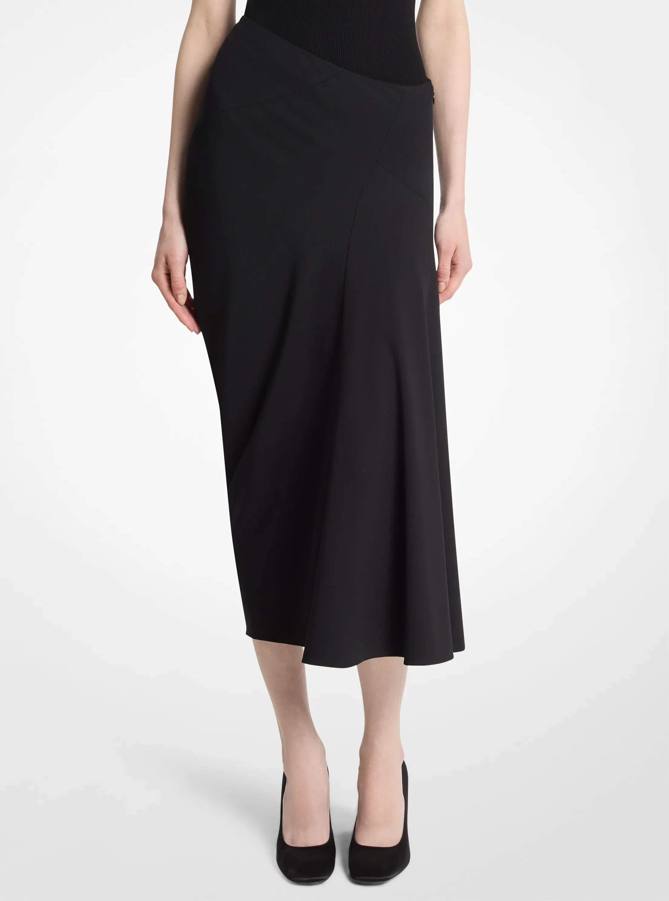 Женские юбки Michael Kors Stretch Wool Crepe Bias Skirt