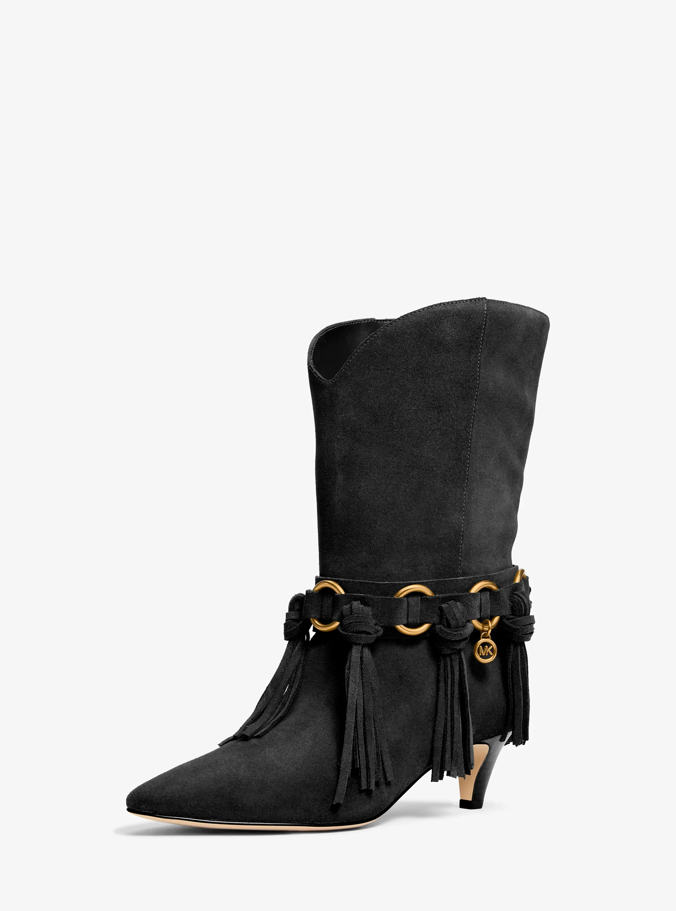 Женские ботинки Michael Kors Daniela Fringe Suede Boot — фото 5