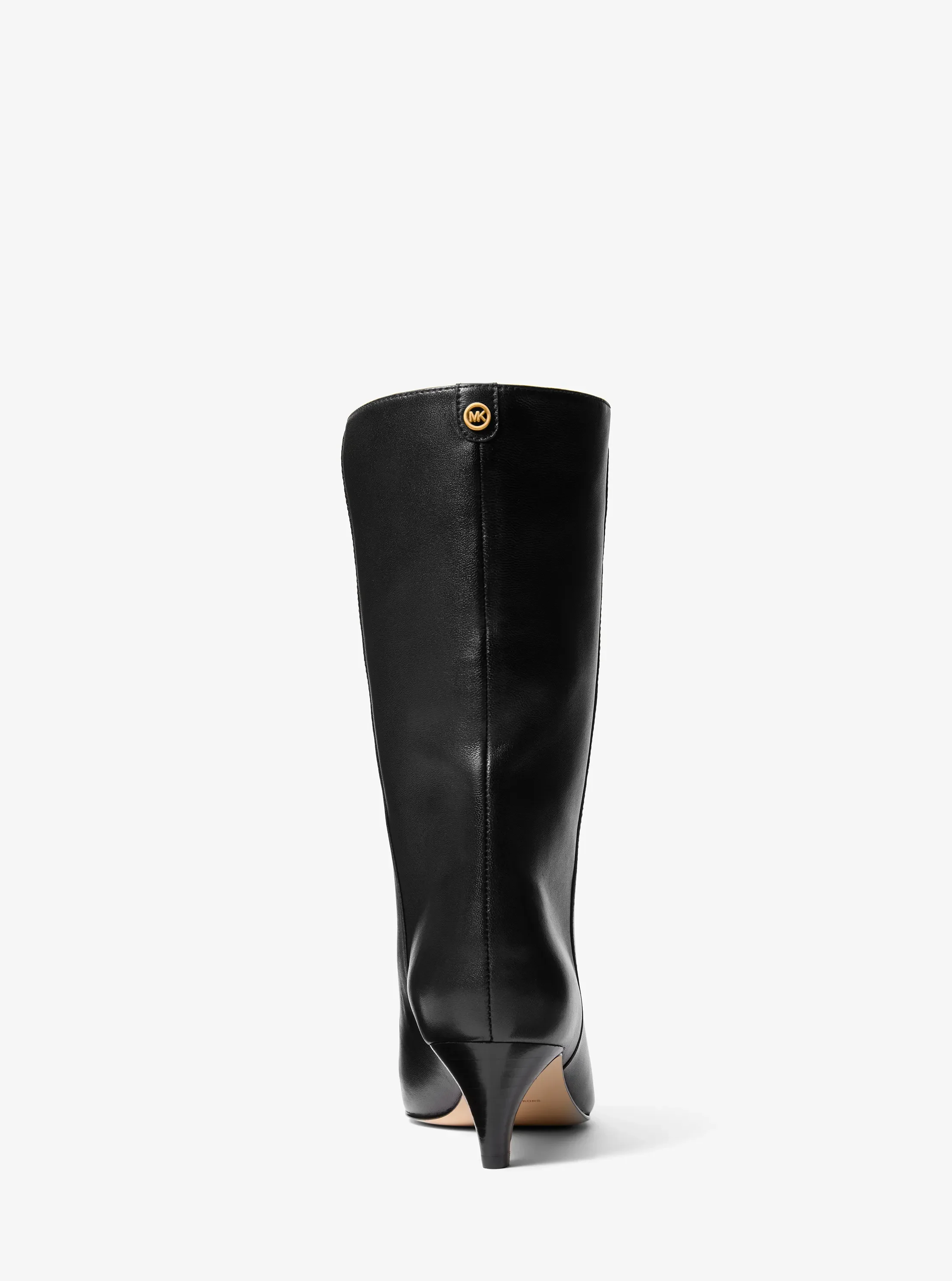 Женские ботинки Michael Kors Daniela Leather Boot, цвет: Чёрный — фото 3