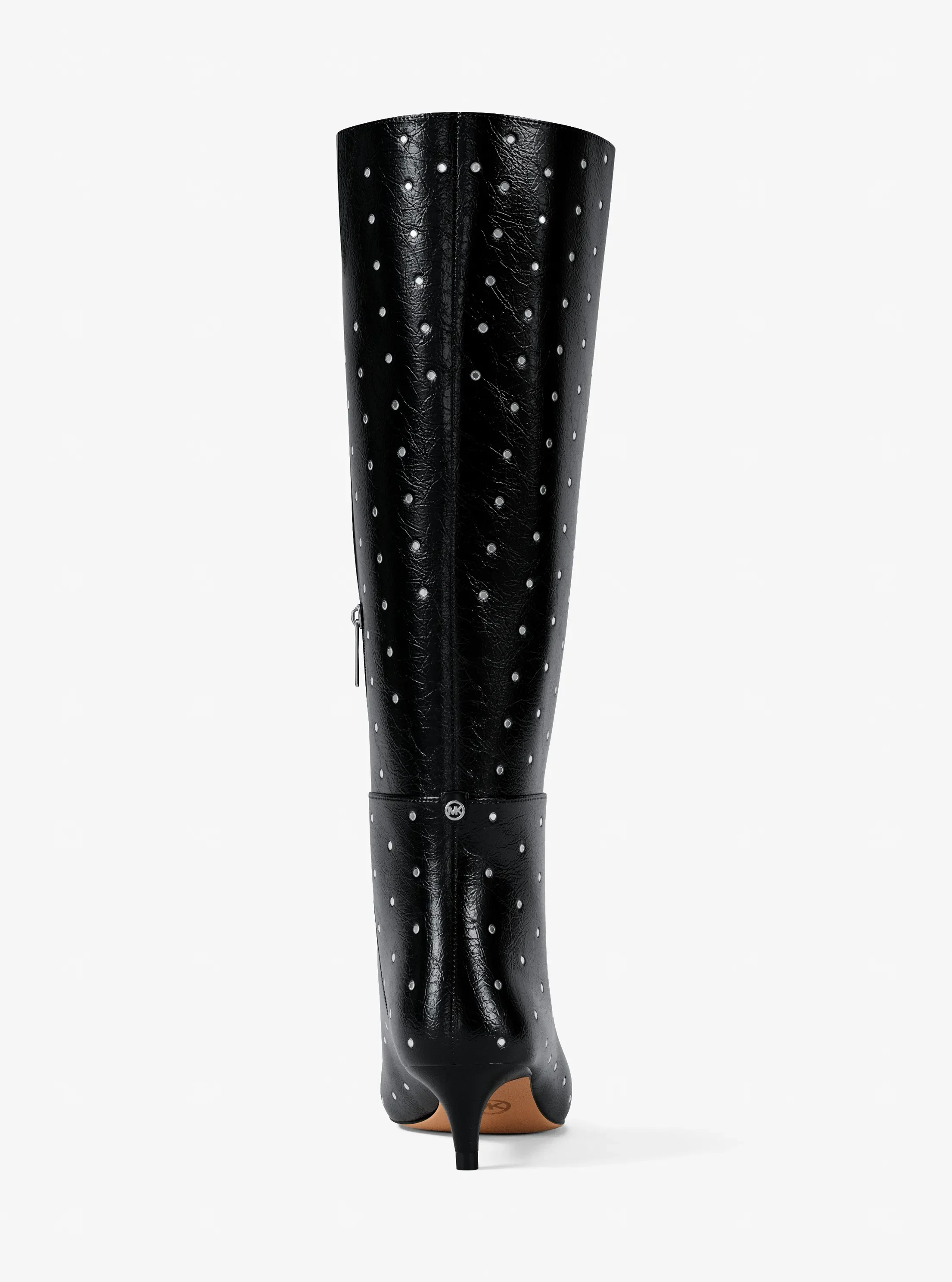 Ботинки Michael Kors Nalia Studded Kitten Heel Boot, цвет: Чёрный — фото 4