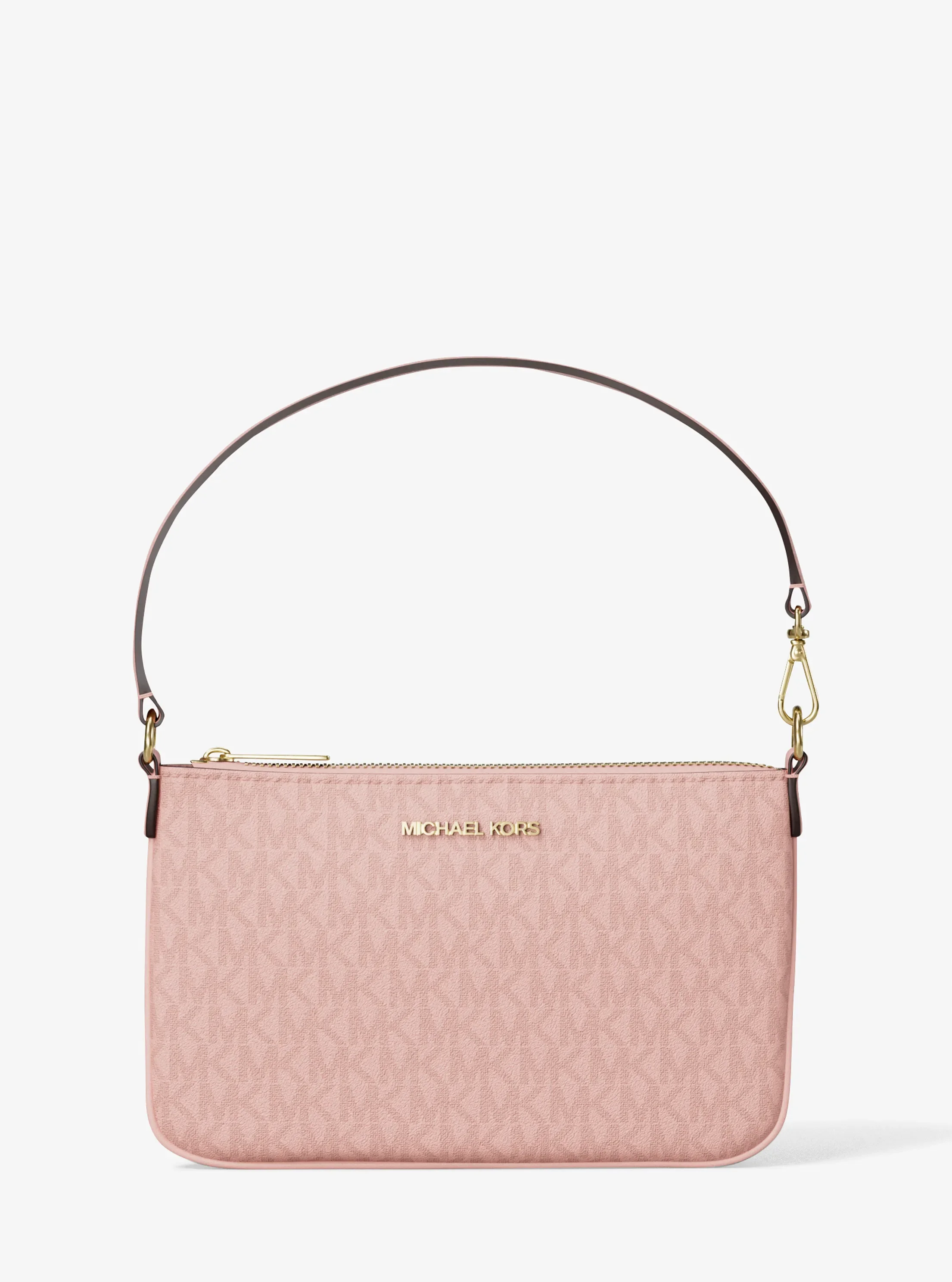 Сумки Michael Kors Jet Set Small Signature Logo Convertible Wristlet — фото 5