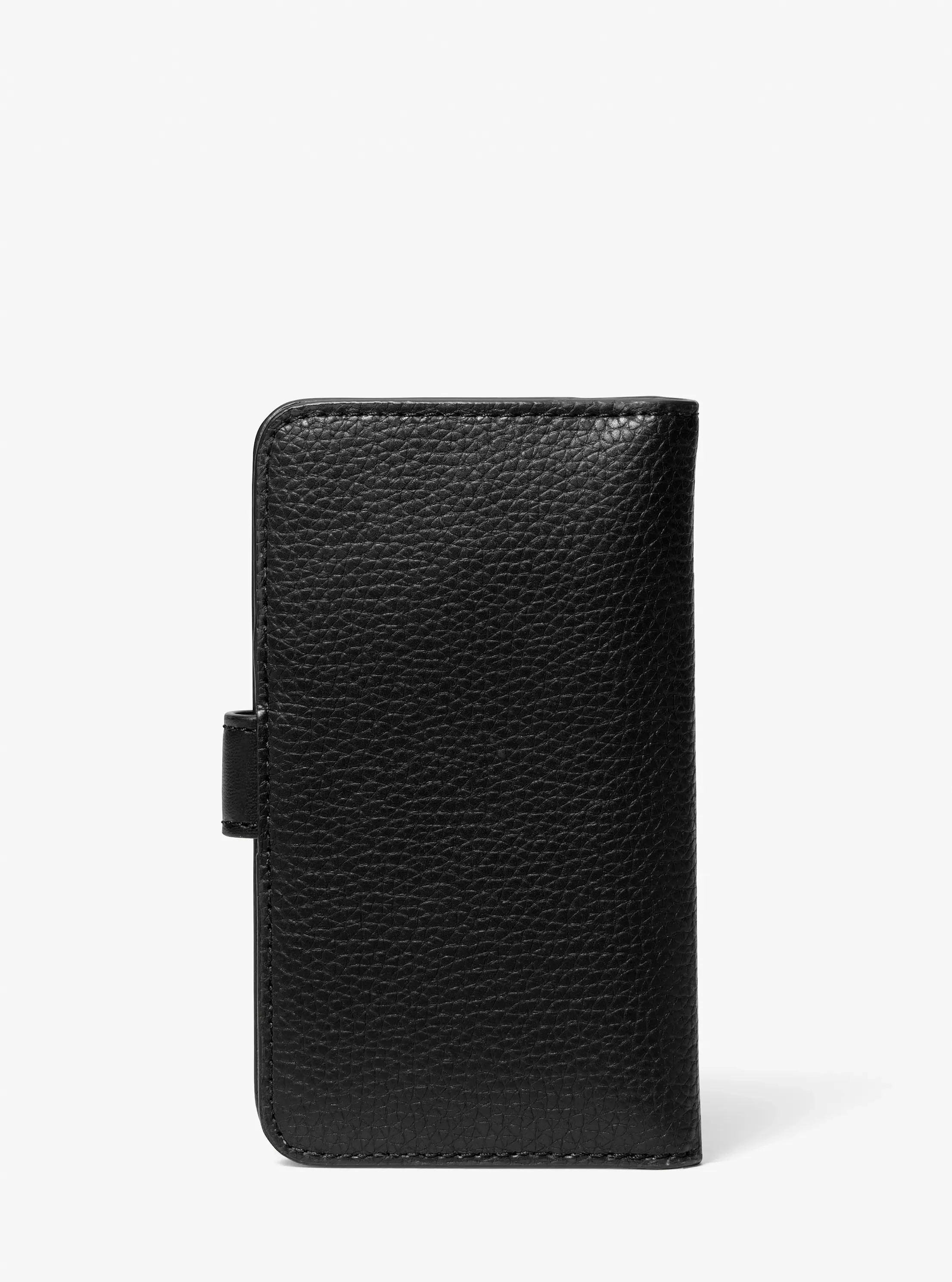Кошелёк Michael Kors Jet Set Travel Medium Pebbled Leather Billfold Wallet, цвет: Чёрный — фото 3