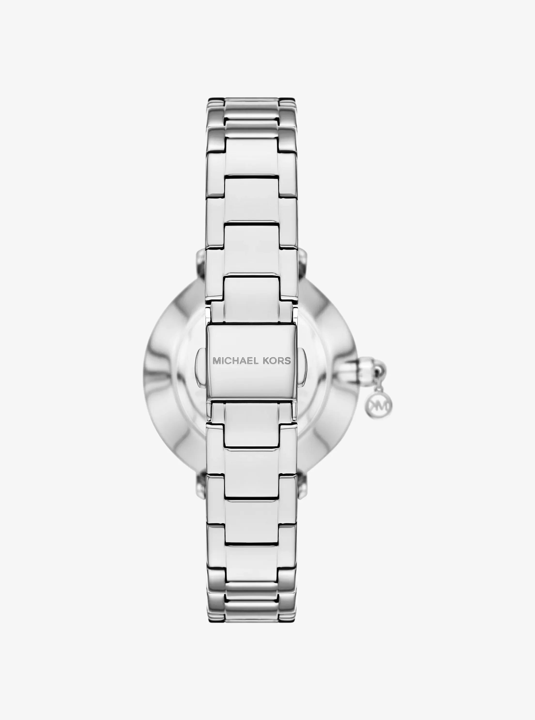 Женские часы Michael Kors Mini Pyper Pavé Silver-Tone Watch, цвет: Серебряный — фото 3