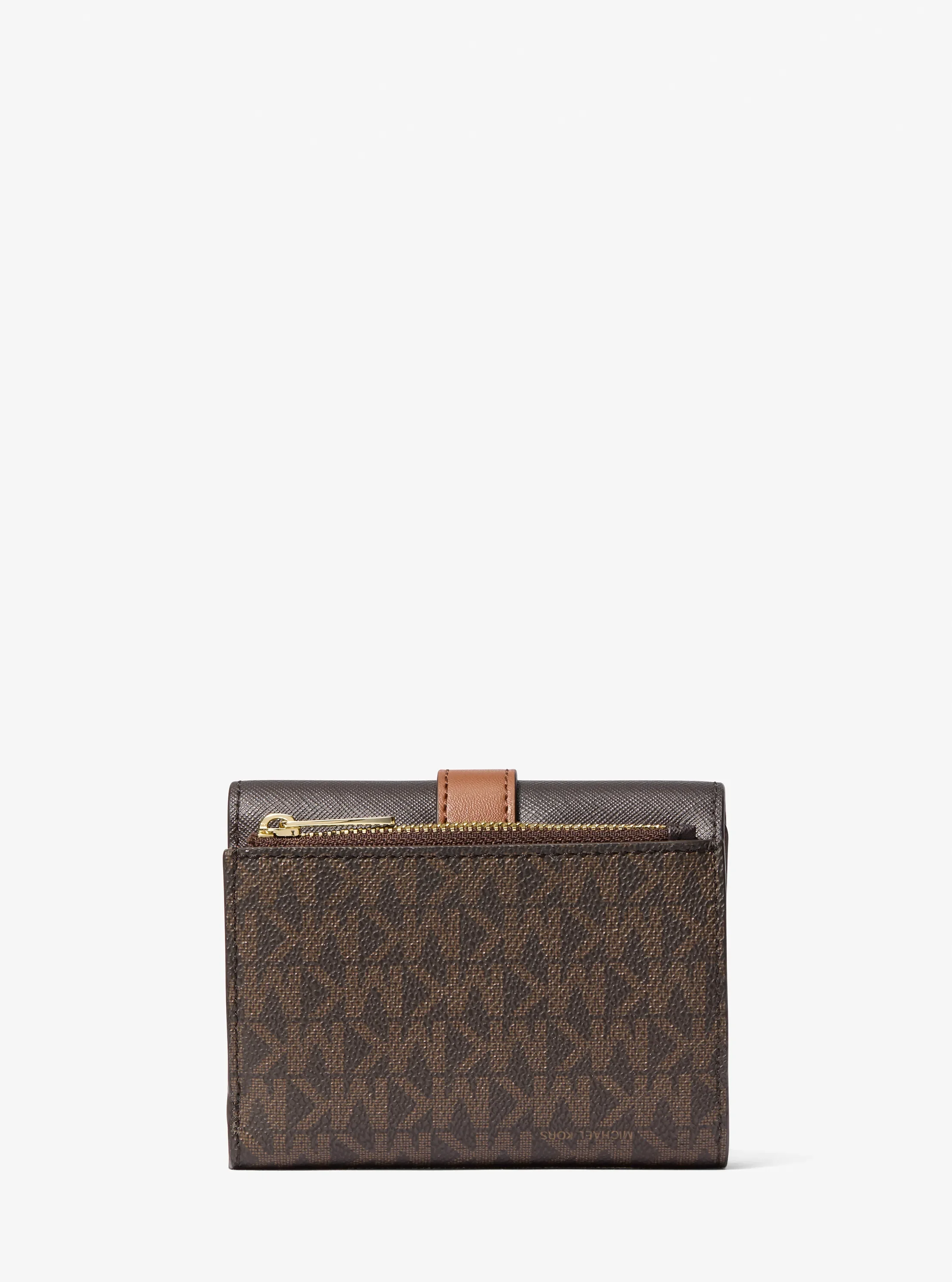 Кошельки Michael Kors Greenwich Medium Signature Logo Trifold Wallet — фото 3