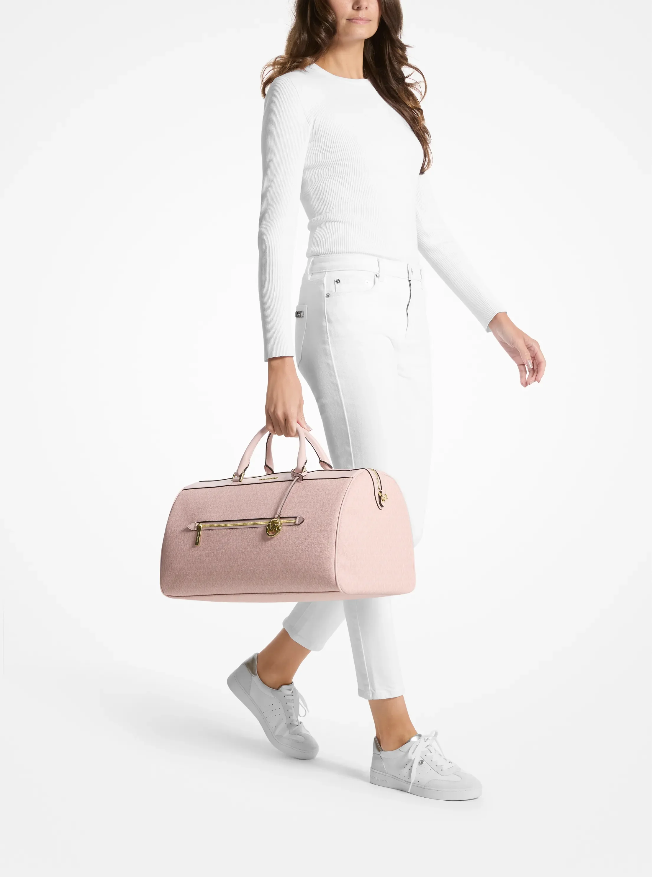 Сумки Michael Kors Jet Set Travel Extra-Large Signature Logo Duffel — фото 4