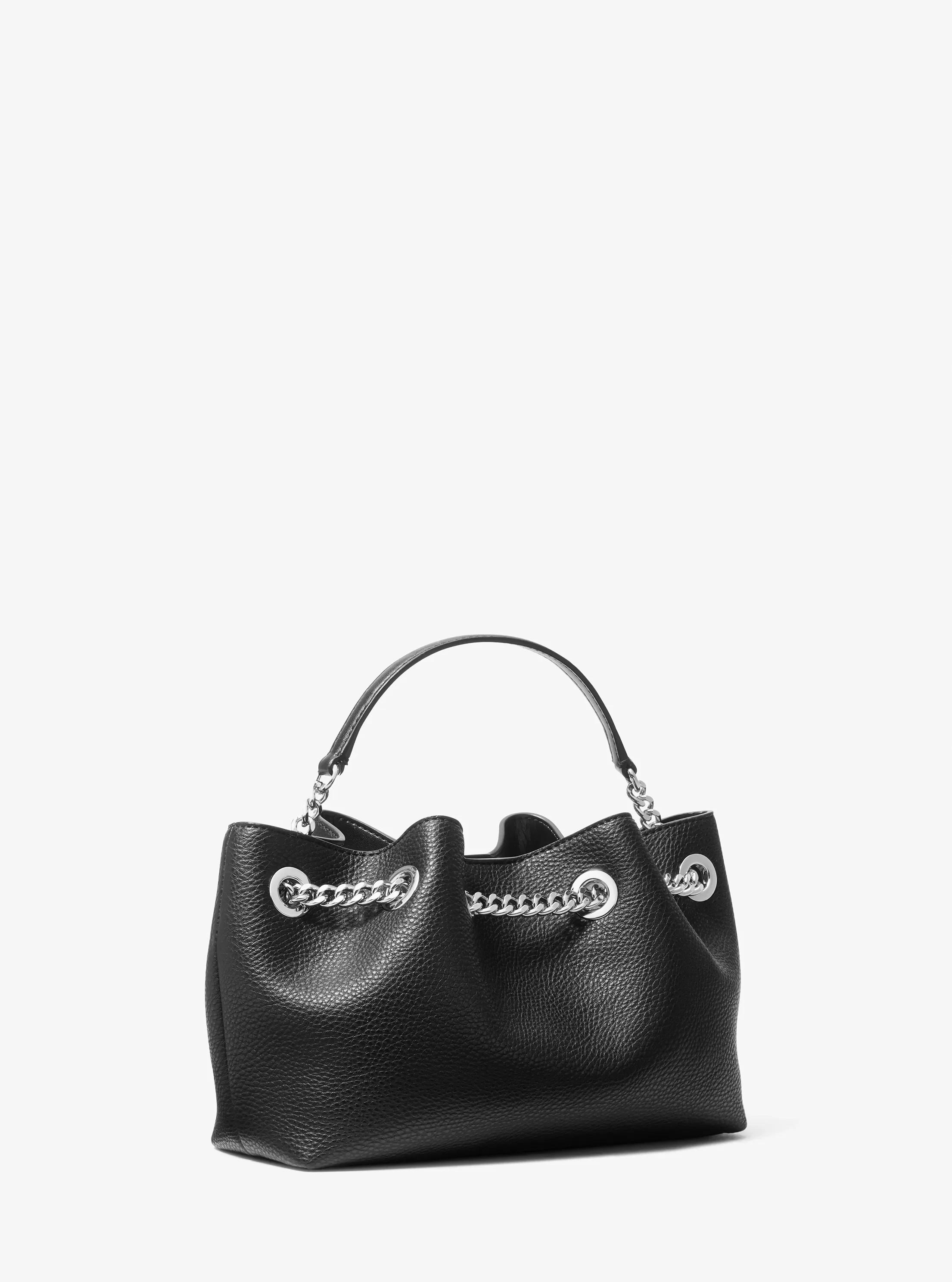 Женская сумка Michael Kors Mina Small Crossbody, цвет: Чёрный — фото 3