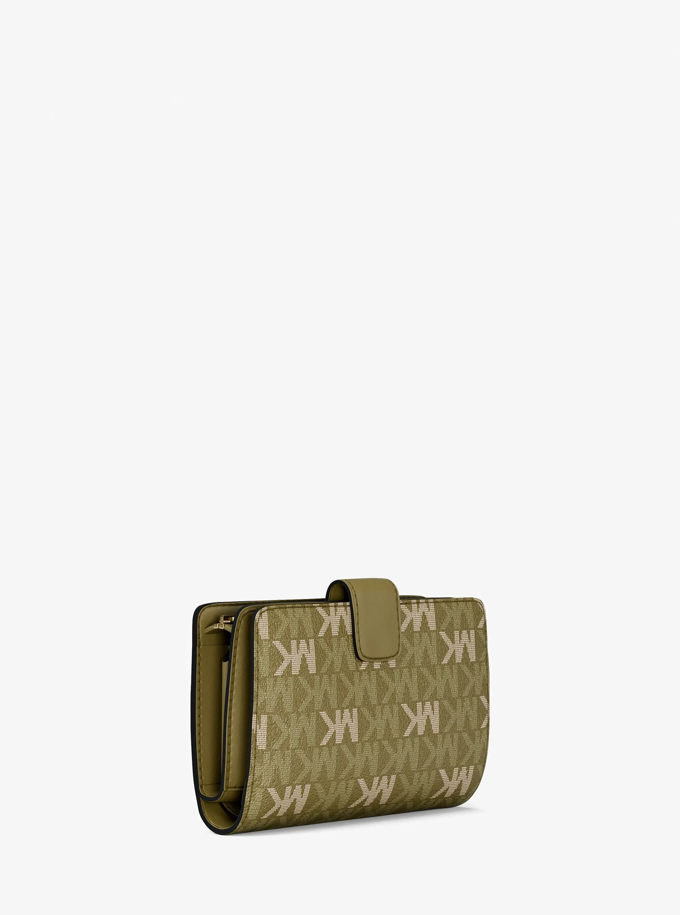 Michael Kors Jet Set Travel Medium Signature Logo Billfold Wallet — фото 3