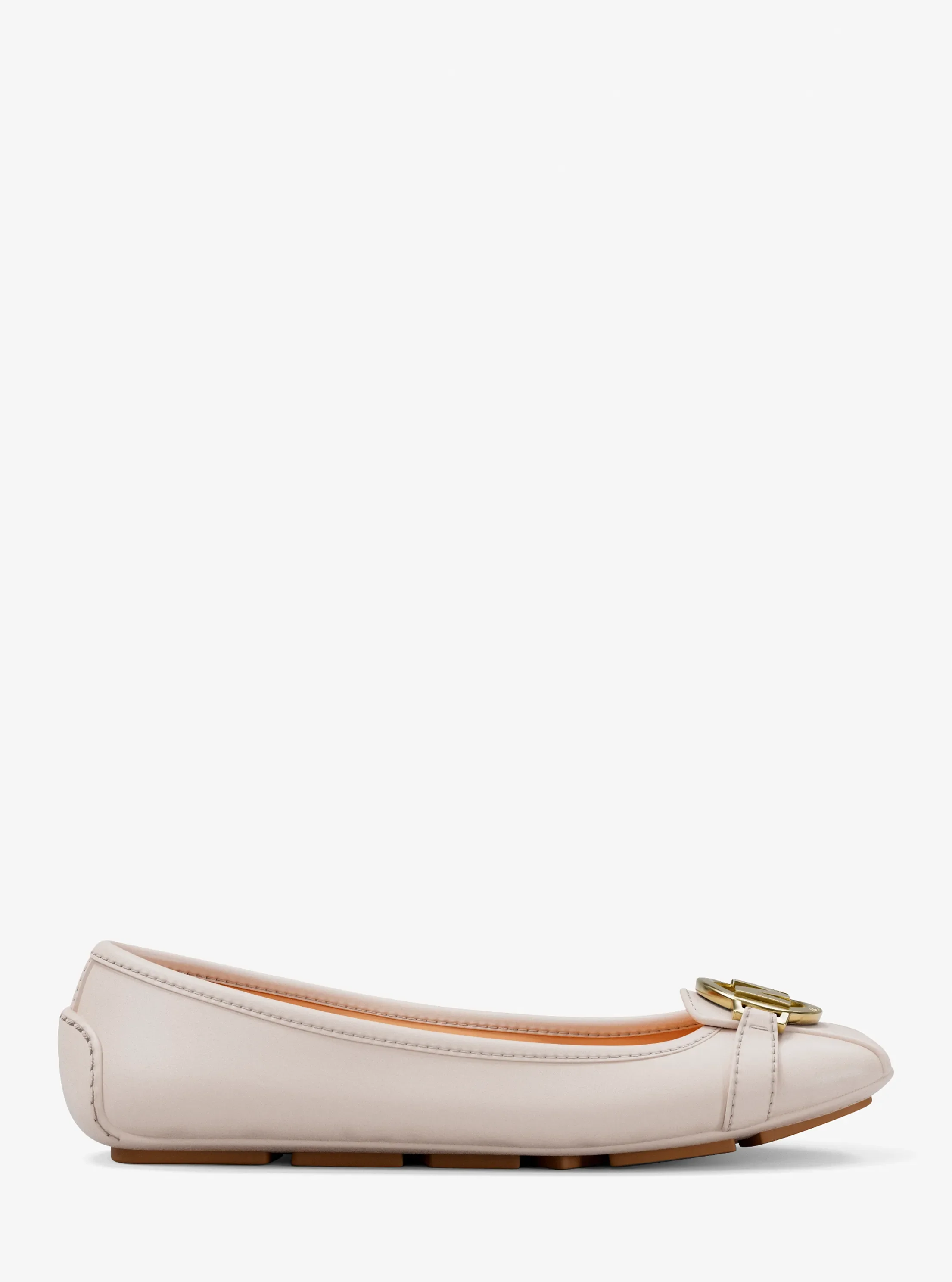 Мокасины Michael Kors Fulton Leather Moccasin, цвет: Кремовый — фото 2