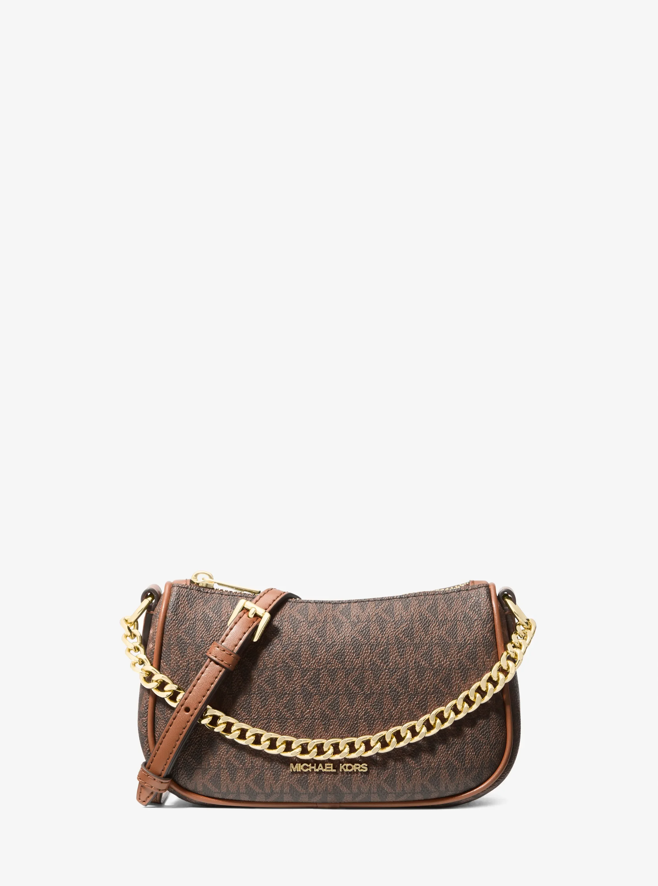 Michael Kors Carmela Small Signature Logo Convertible Crossbody Bag