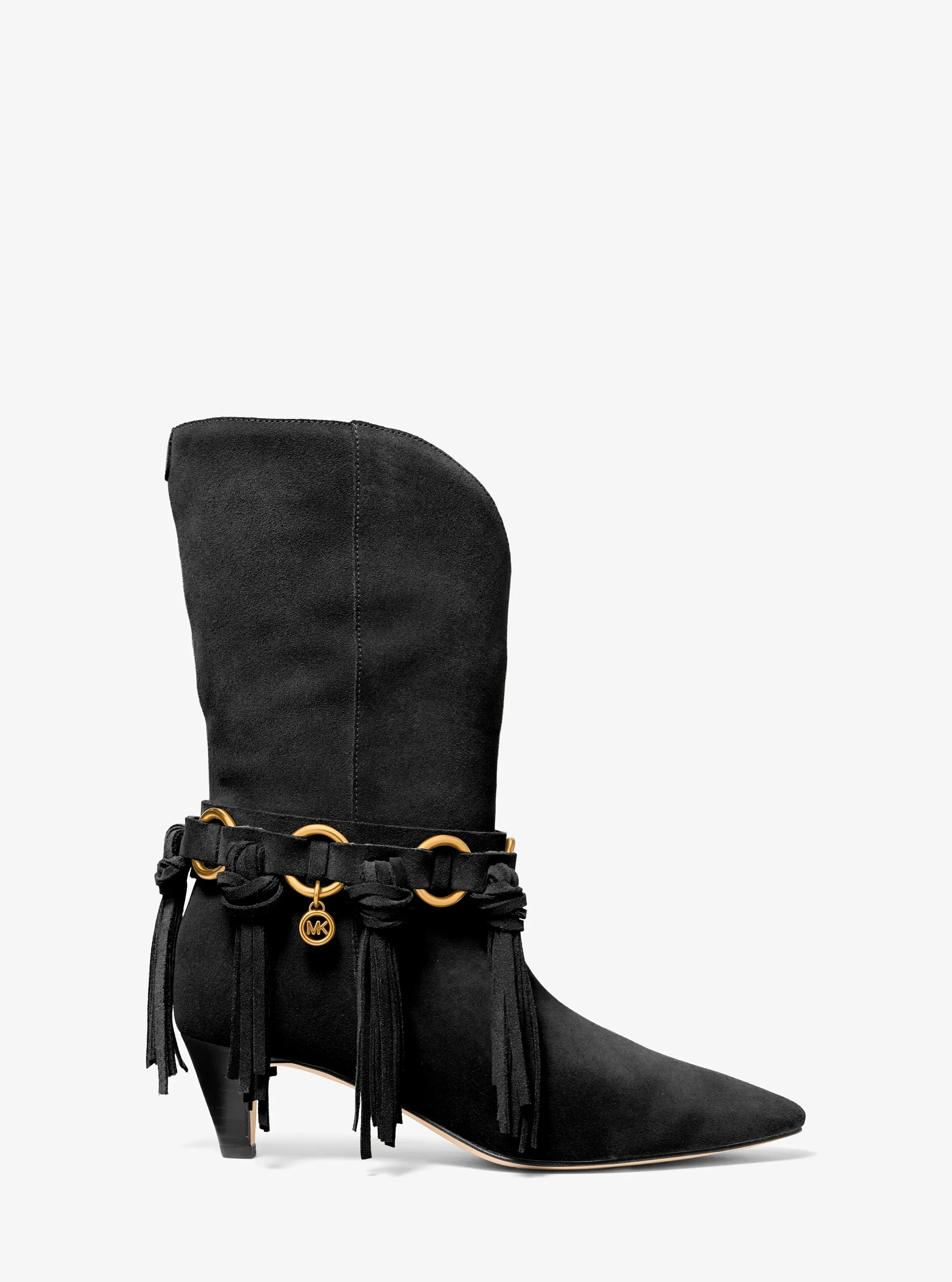Женские ботинки Michael Kors Daniela Fringe Suede Boot — фото 2
