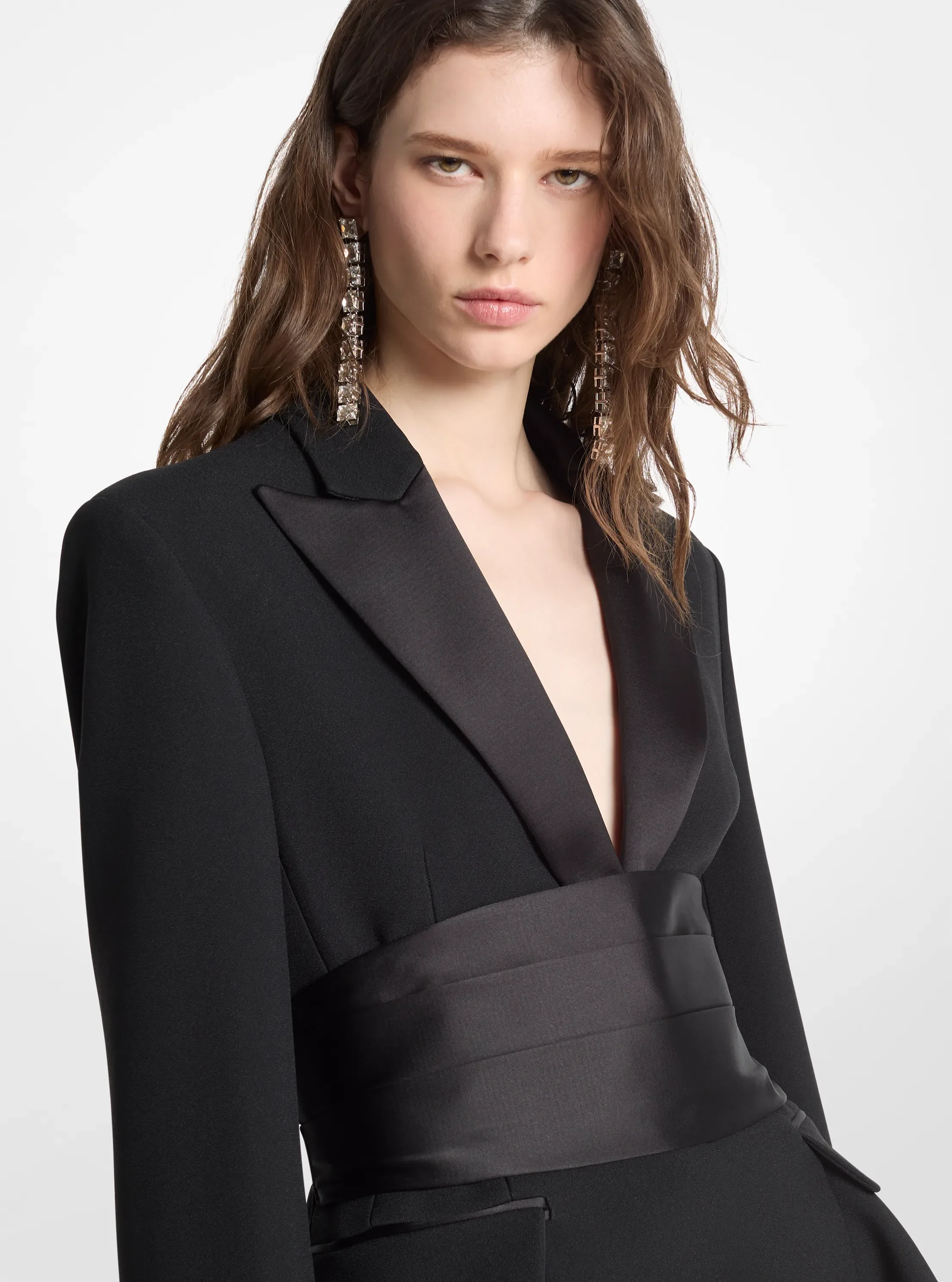 Женские сумки Michael Kors Silk-Wool Satin Cummerbund — фото 3