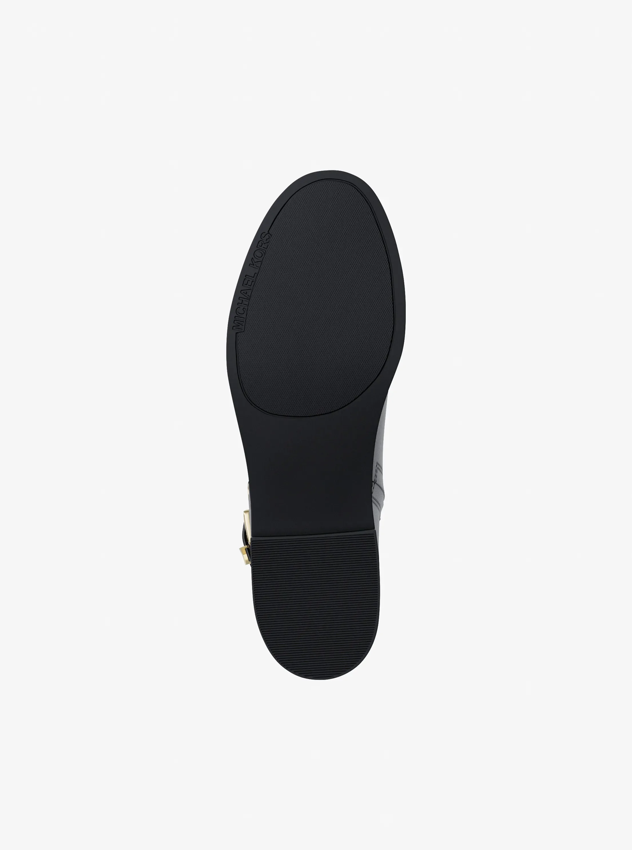 Женские ботинки Michael Kors Rachel Signature Logo Trim Boot, цвет: Чёрный / Коричневый — фото 6