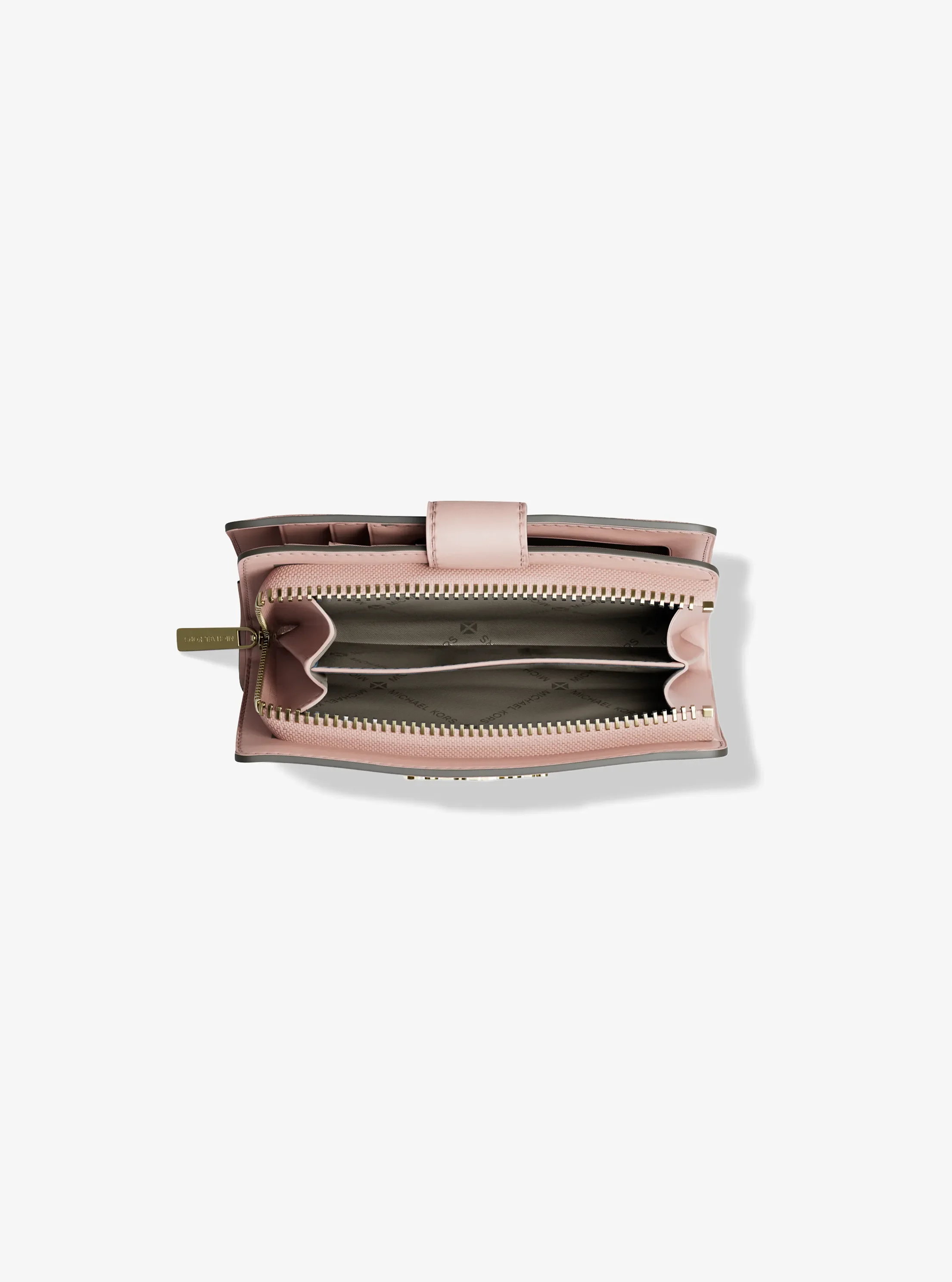 Кошельки Michael Kors Jet Set Medium Signature Logo Bi-Fold Wallet — фото 5