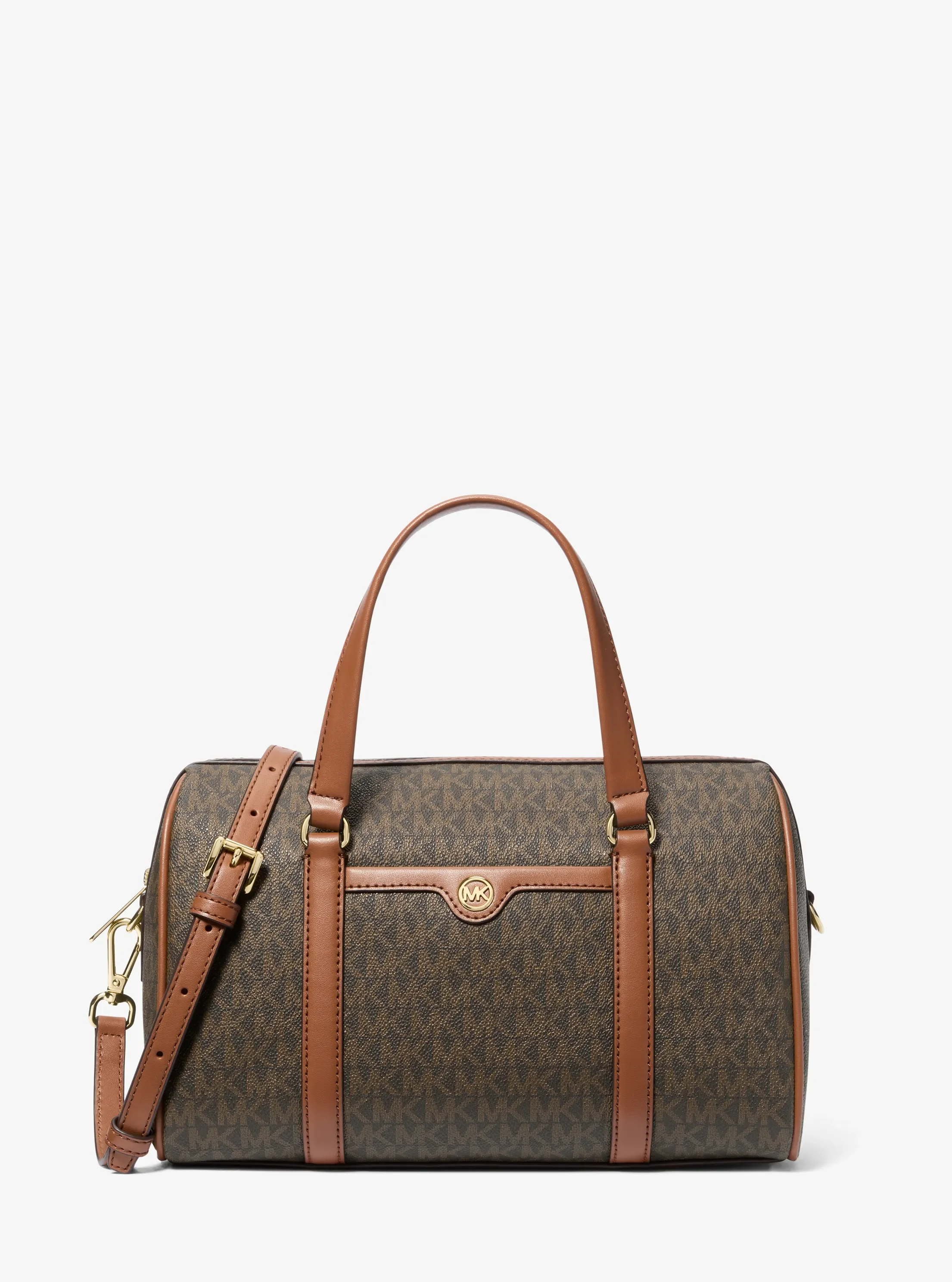 Сумки Michael Kors Jet Set Travel Medium Signature Logo Duffel Crossbody