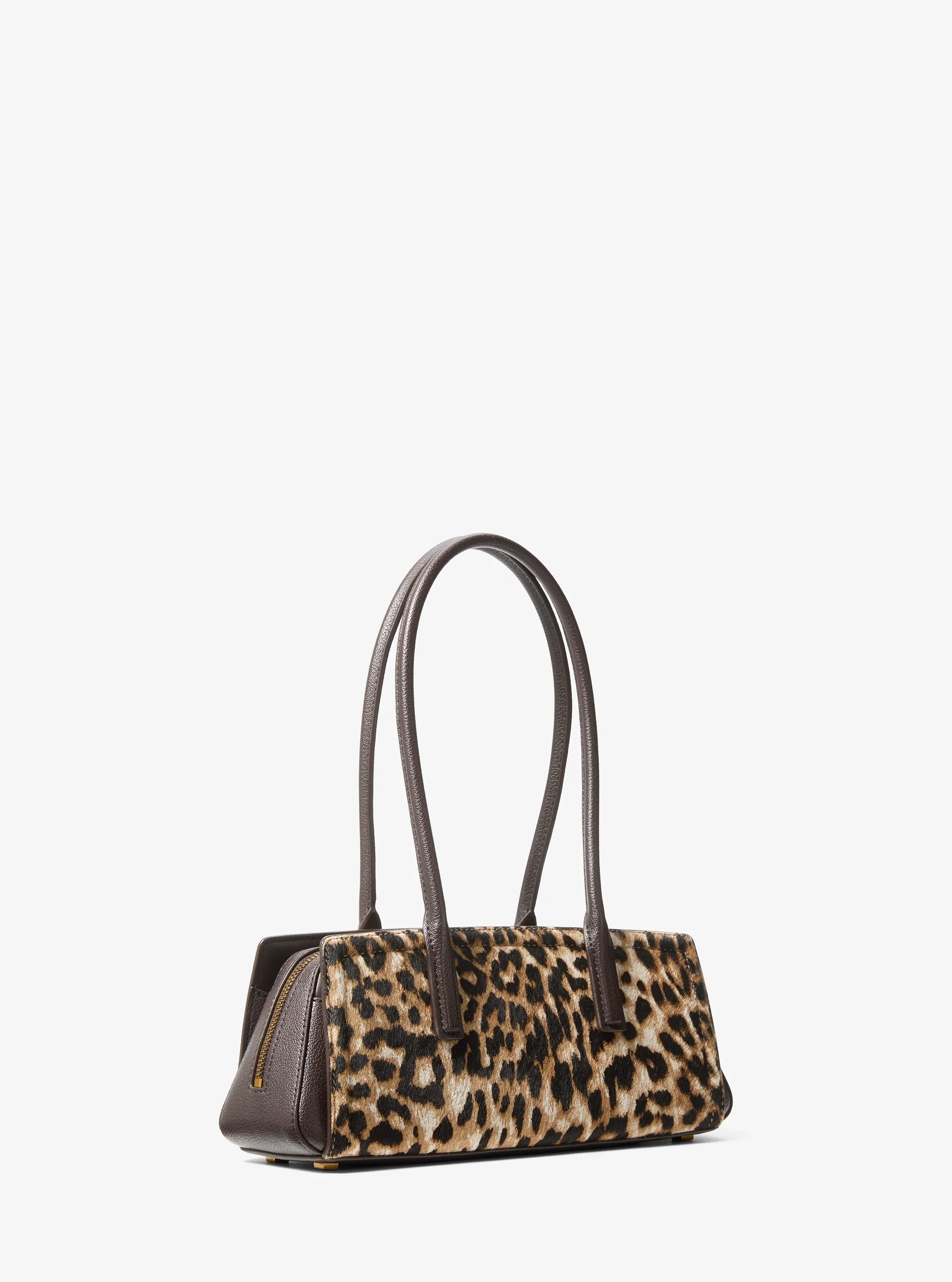 Женские сумки Michael Kors Laila Small Leopard Print Calf Hair Shoulder — фото 3