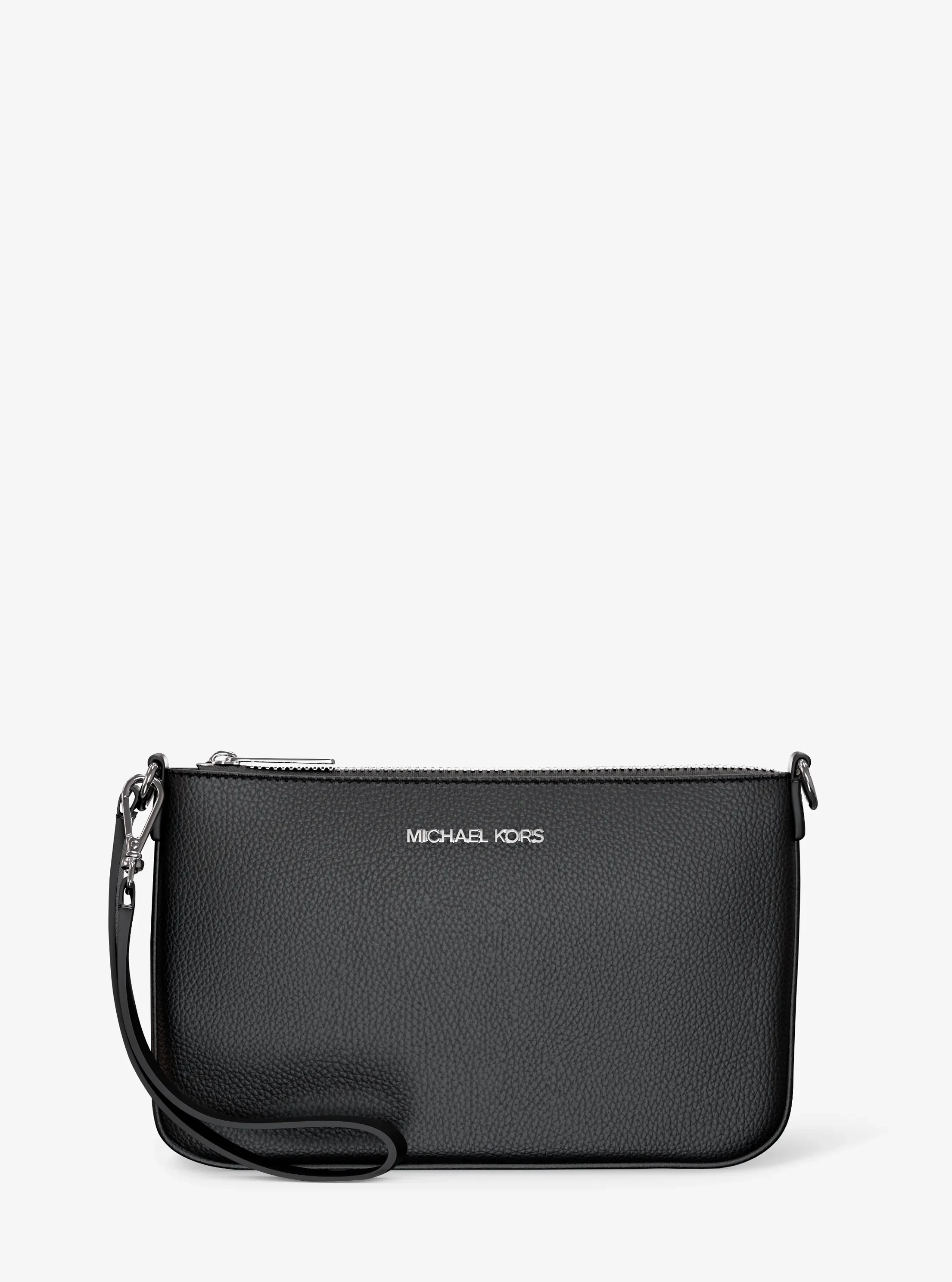Сумки Michael Kors Jet Set Small Pebbled Leather Convertible Wristlet