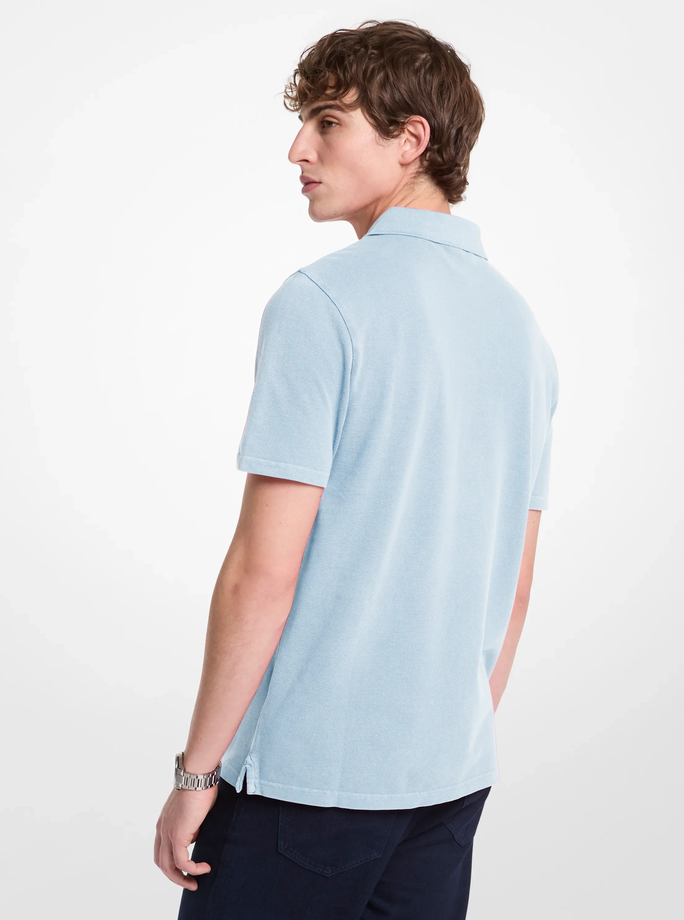 Рубашки Michael Kors Cotton Piqué Polo Shirt — фото 2