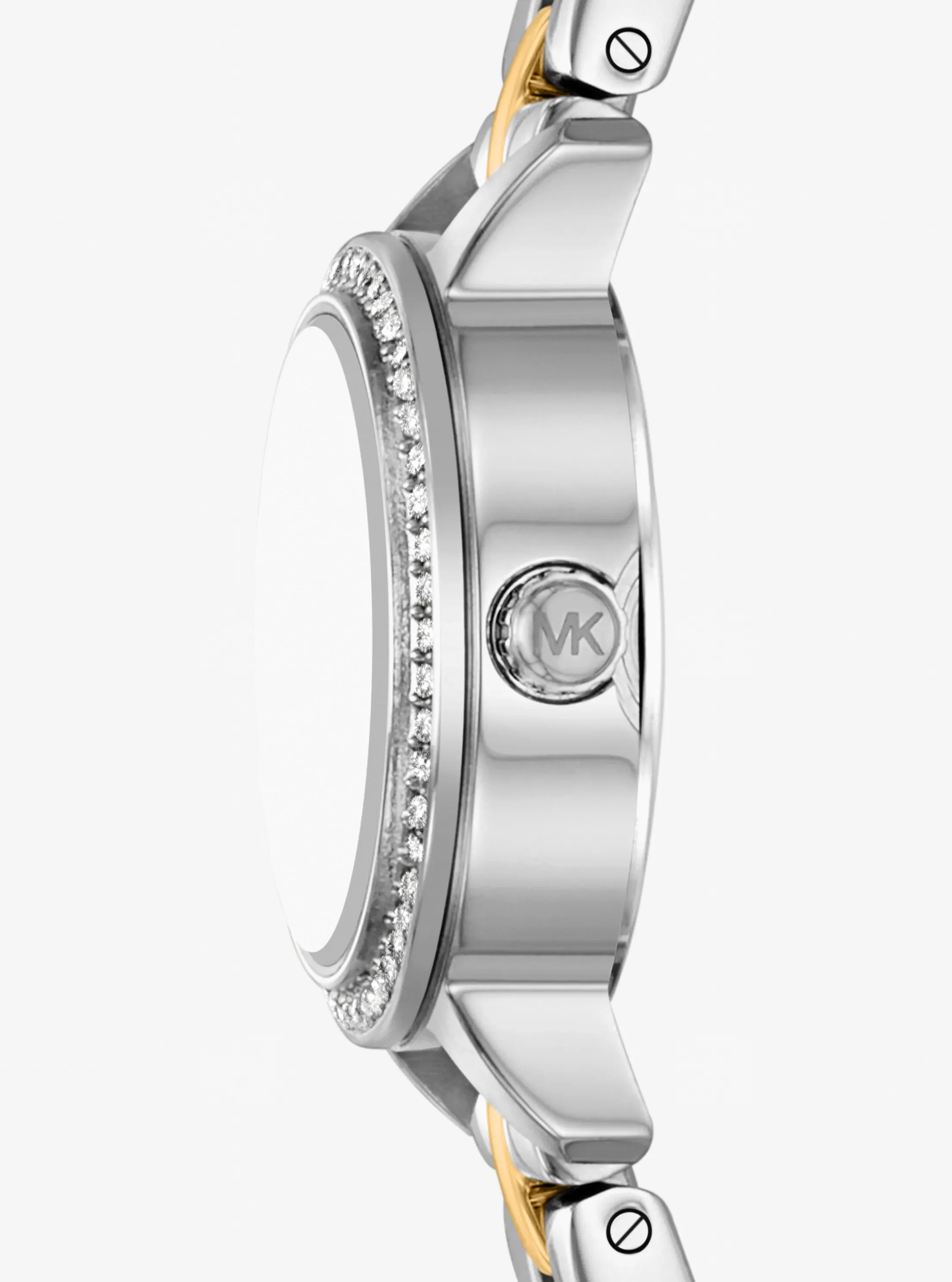 Часы Michael Kors Micro Melissa Pavé Two-Tone Watch, цвет: Двухцветный — фото 2