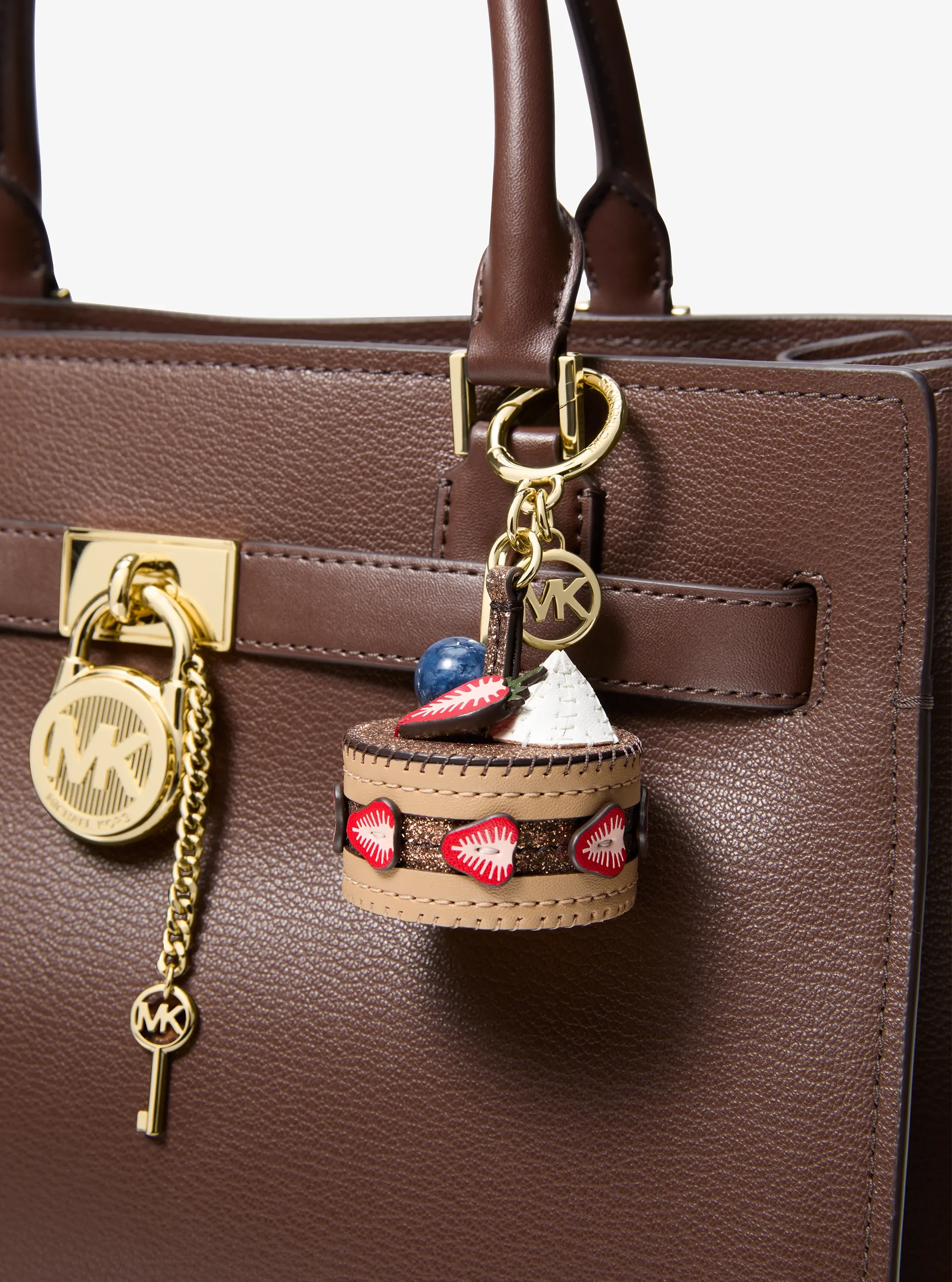 Брелок Michael Kors Cake Bag Charm, цвет: Верблюжий — фото 2