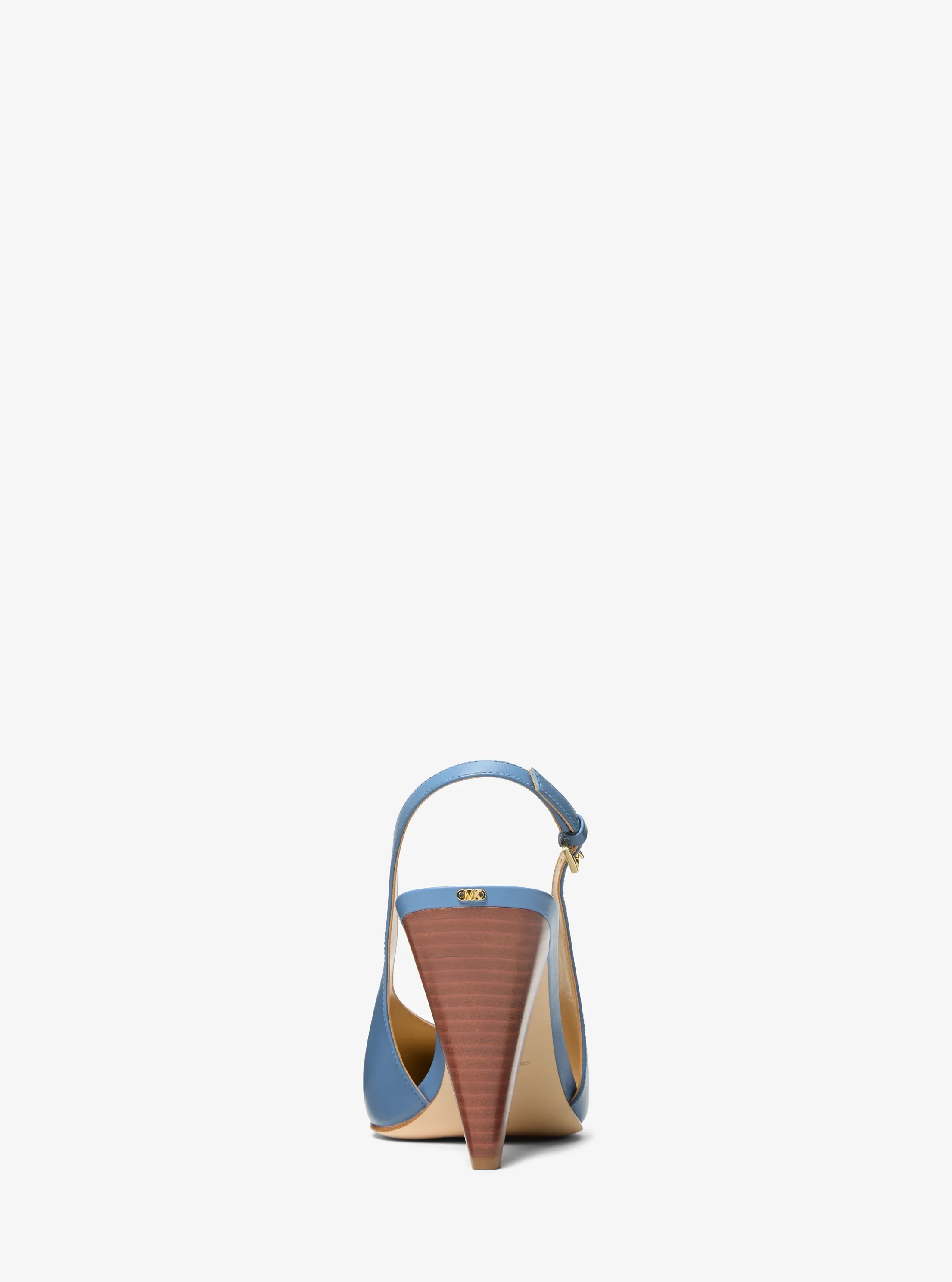 Женские туфли Michael Kors Electra Leather Slingback Pump, цвет: Синий — фото 3