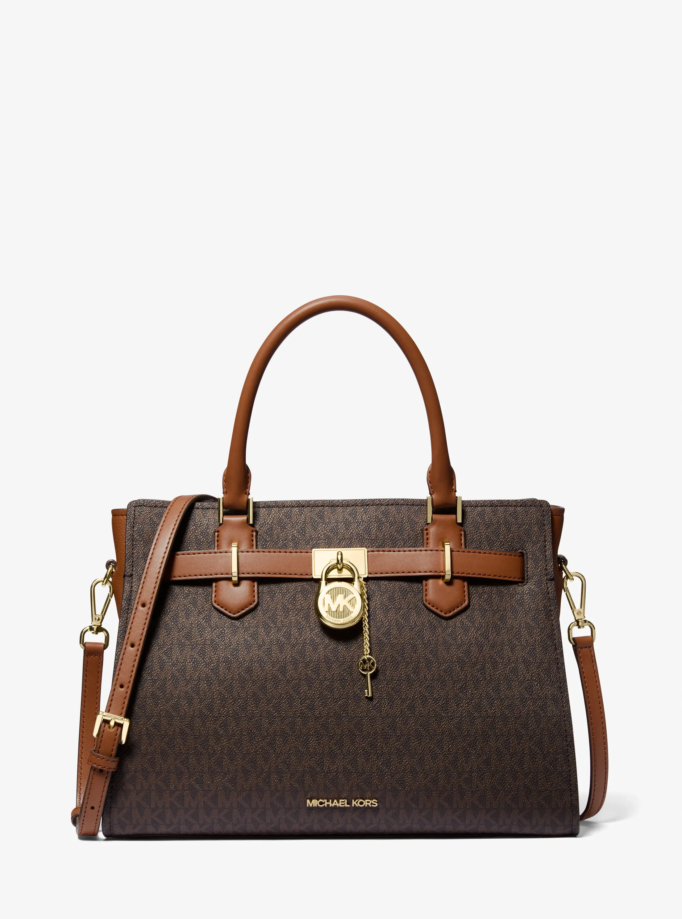Michael Kors Landon Medium Logo Satchel