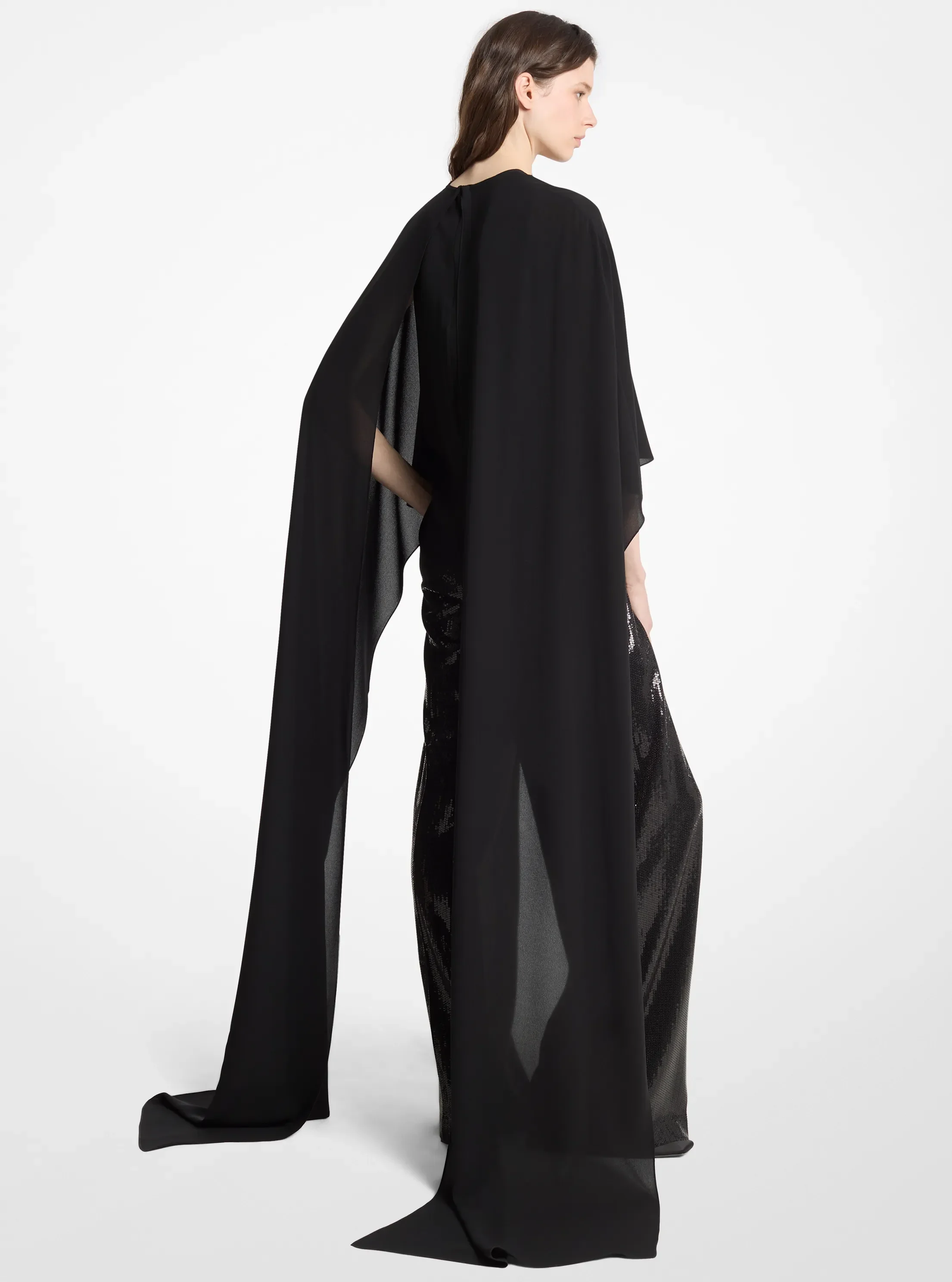 Michael Kors Silk Georgette Streamer Blouse — фото 2