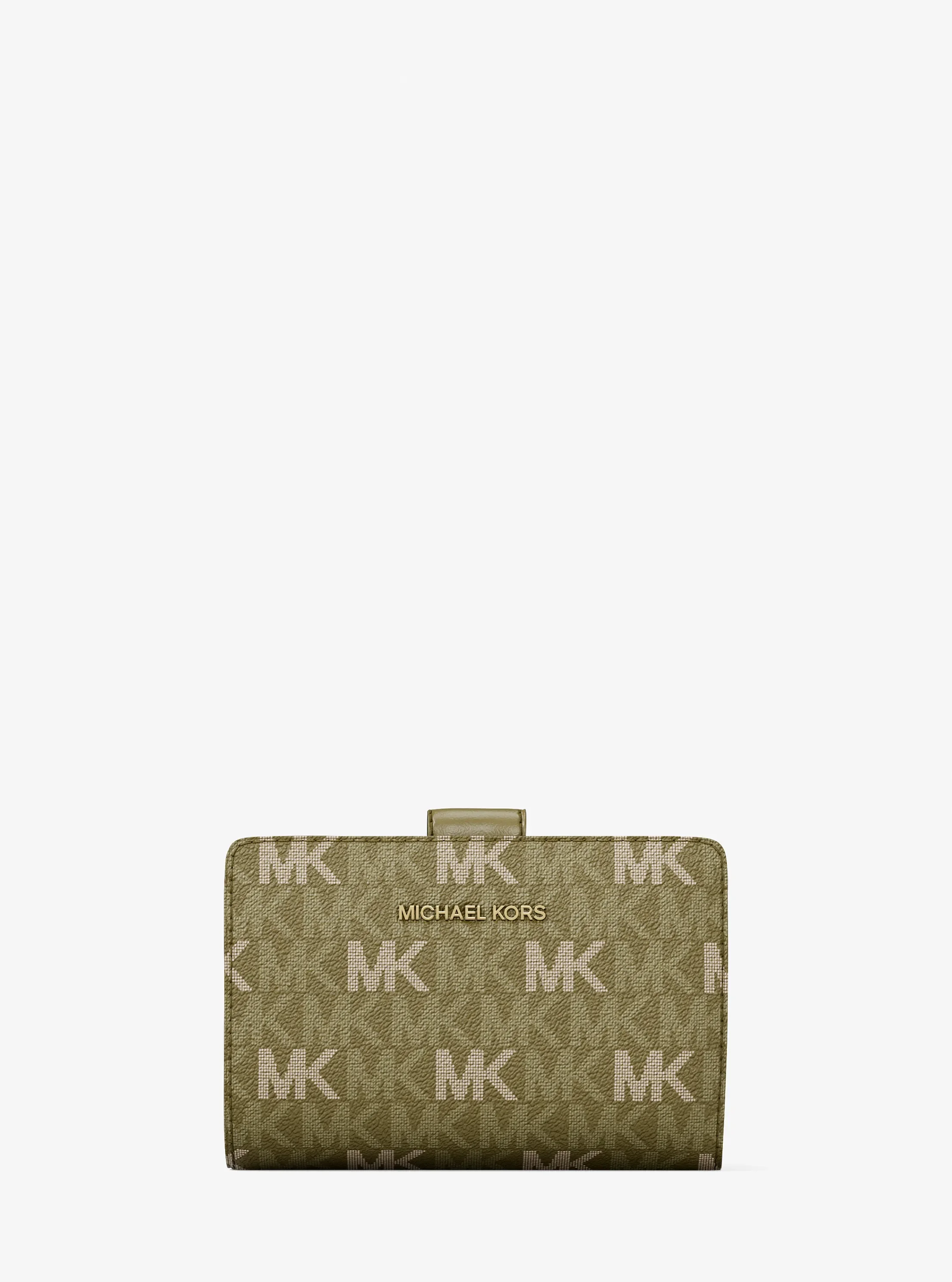 Michael Kors Jet Set Travel Medium Signature Logo Billfold Wallet