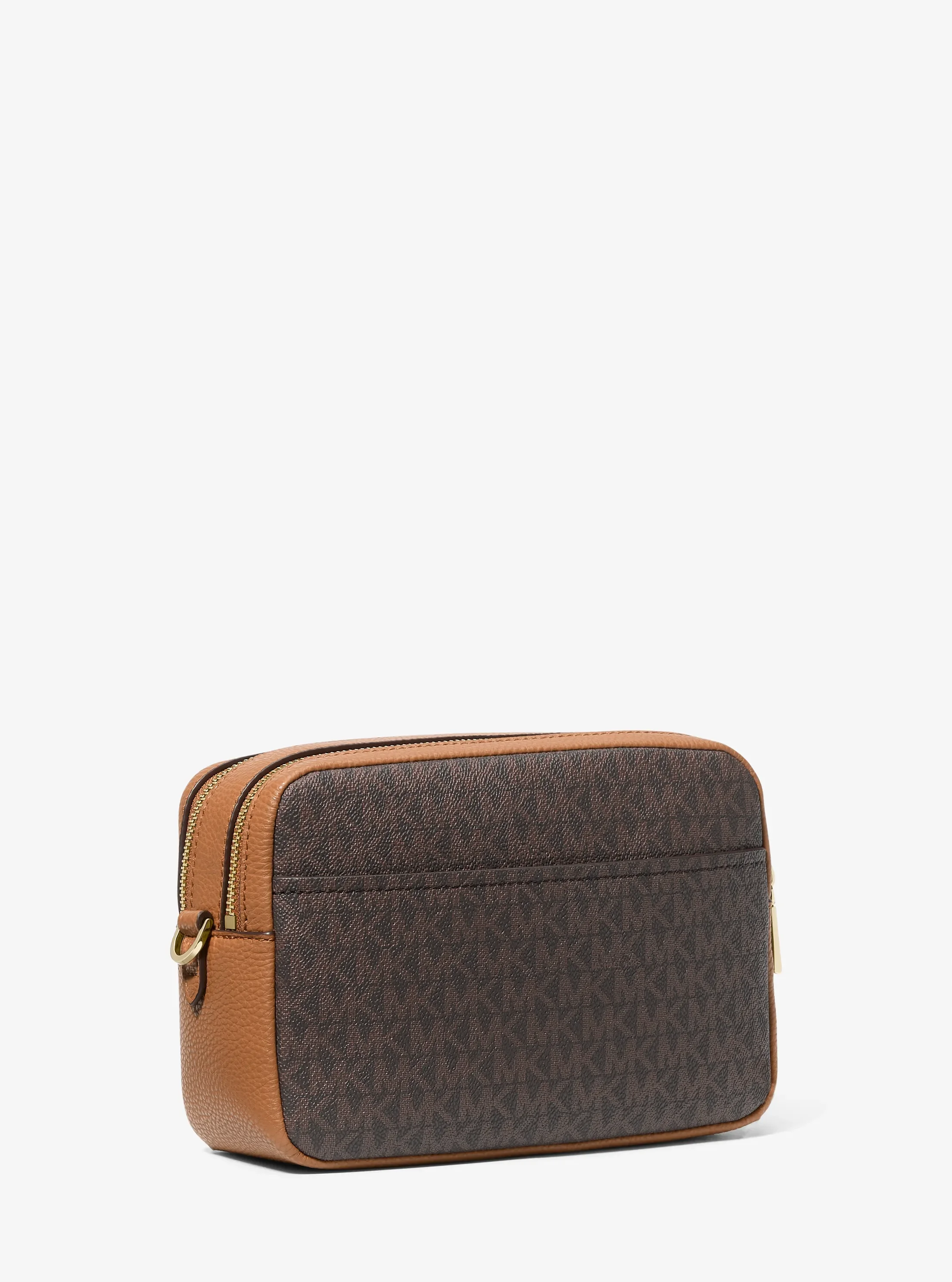 Женская сумка Michael Kors Bryant Medium Signature Logo Camera Crossbody, цвет: Коричневый — фото 3