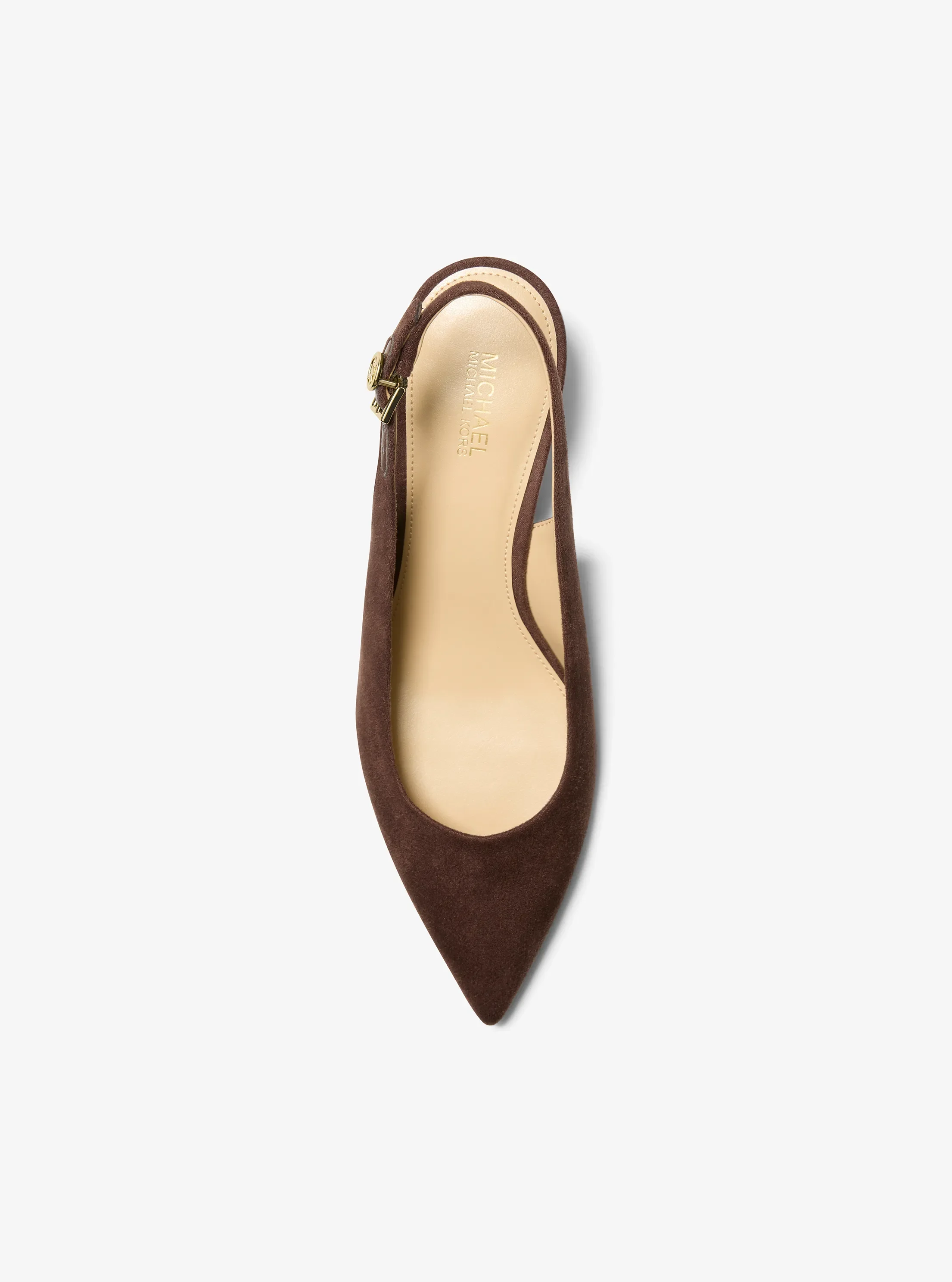 Туфли Michael Kors Amali Microsuede Pump, цвет: Nutmeg — фото 3