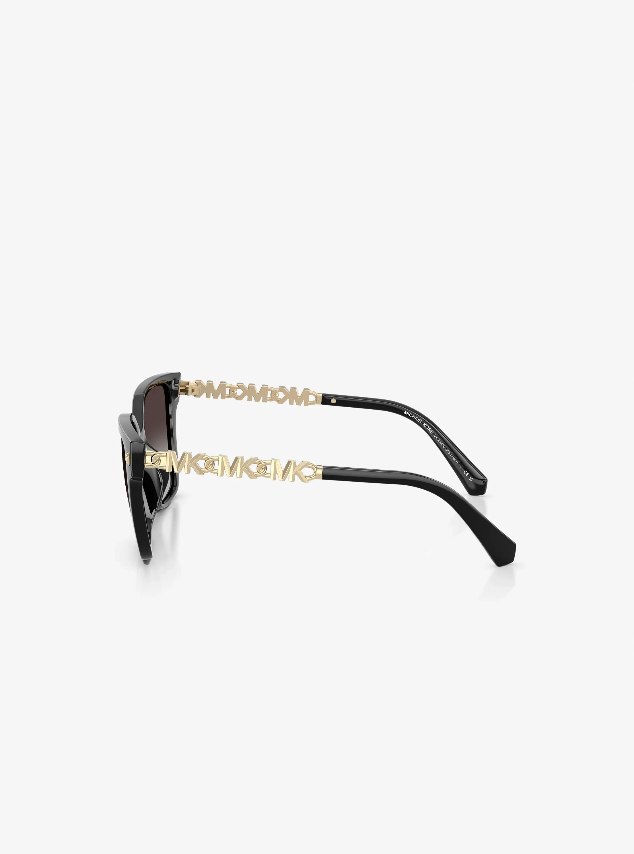 Женские солнцезащитные очки Michael Kors Piedmont Sunglasses, цвет: Чёрный — фото 3
