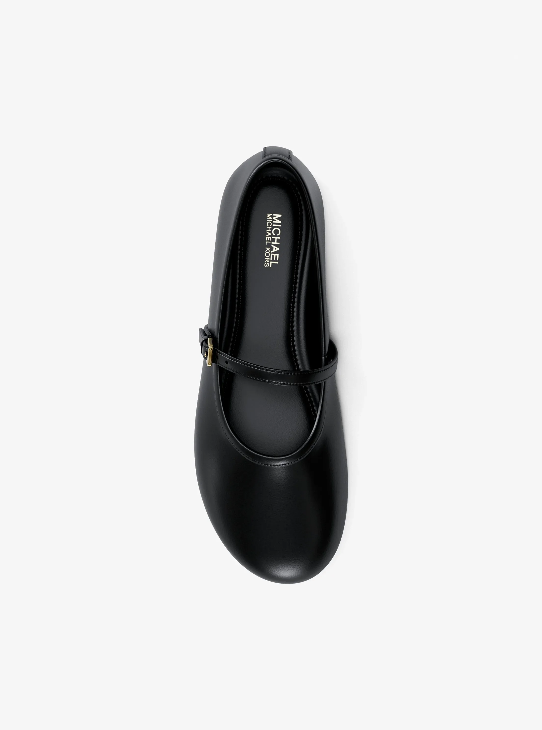 Балетки Michael Kors Phoebe Ballet Flat, цвет: Чёрный — фото 5