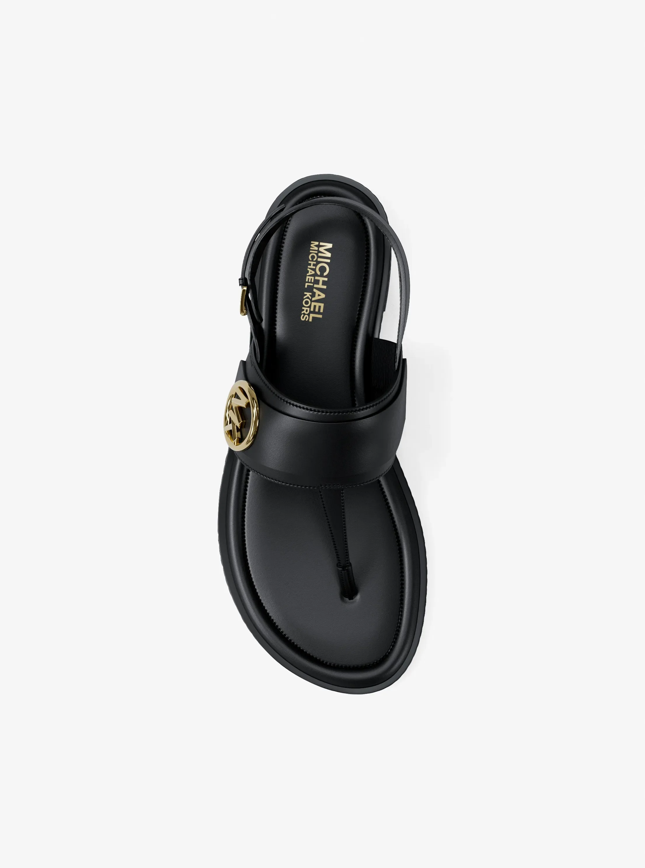 Сандалии Michael Kors Carmen Thong Sandal, цвет: Чёрный — фото 5