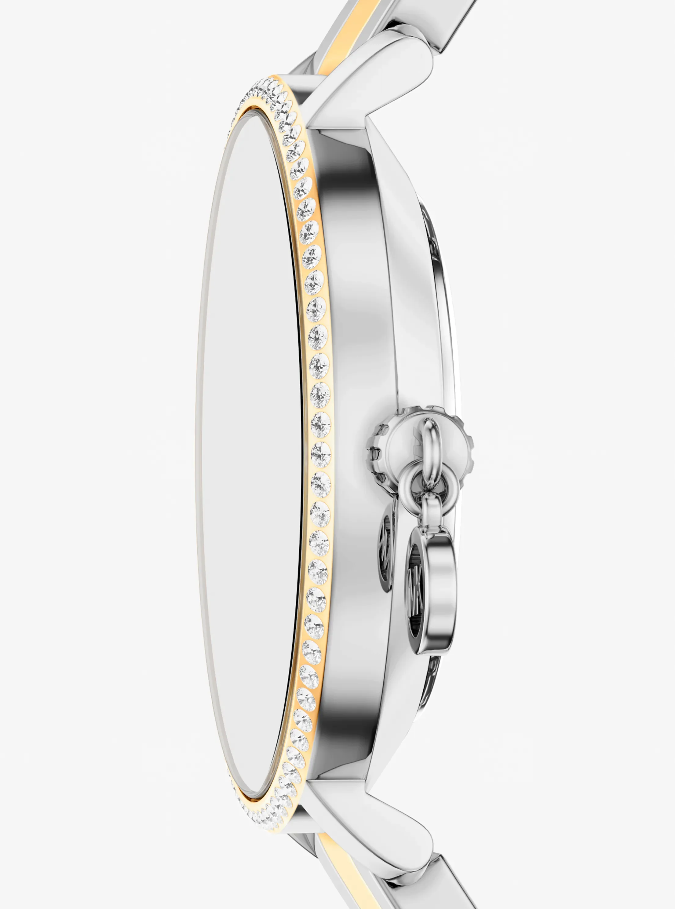 Женские часы Michael Kors Mini Pyper Pavé Two-Tone Watch, цвет: Двухцветный — фото 2