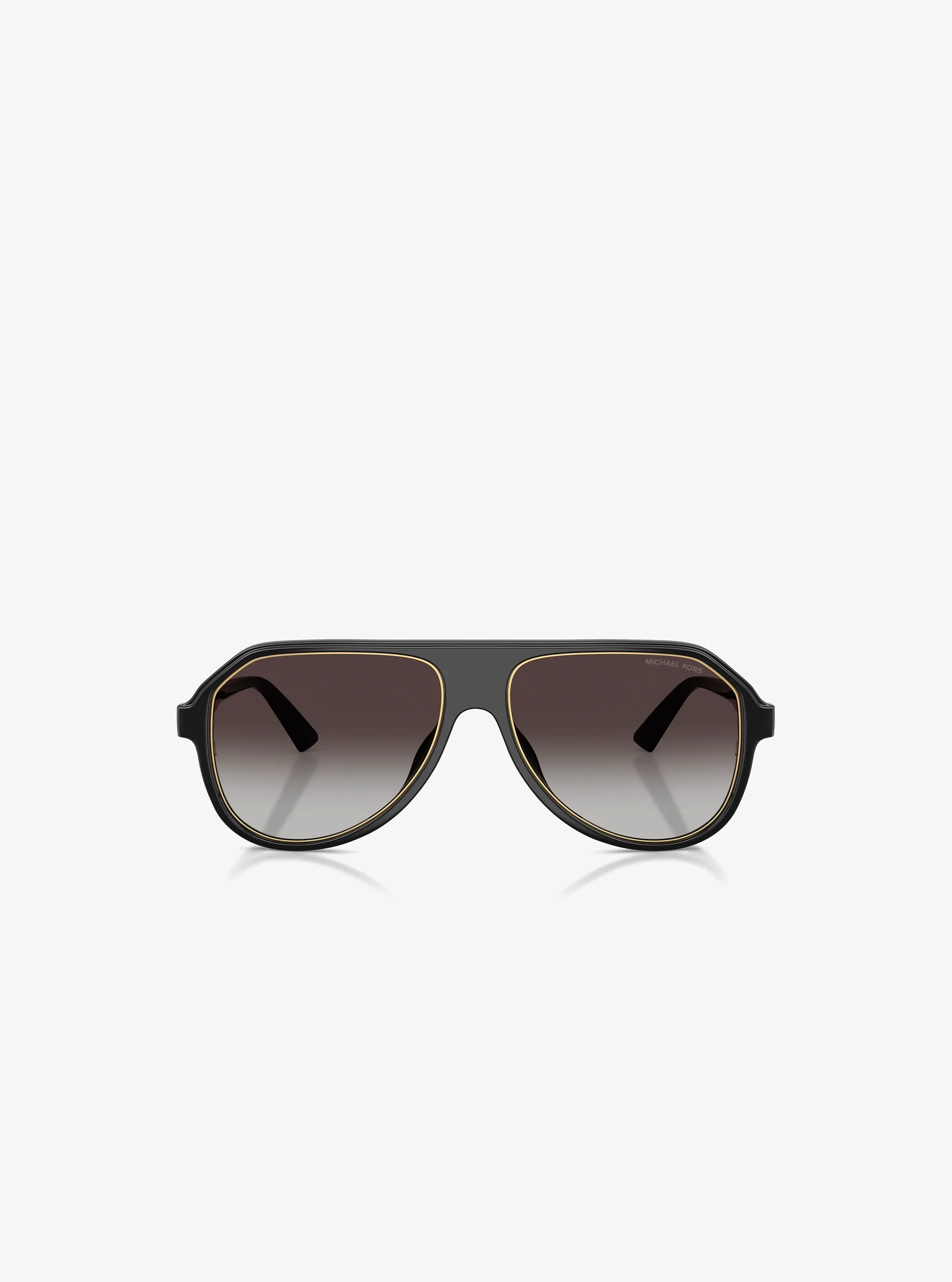 Женские солнцезащитные очки Michael Kors Molokai Sunglasses, цвет: Чёрный