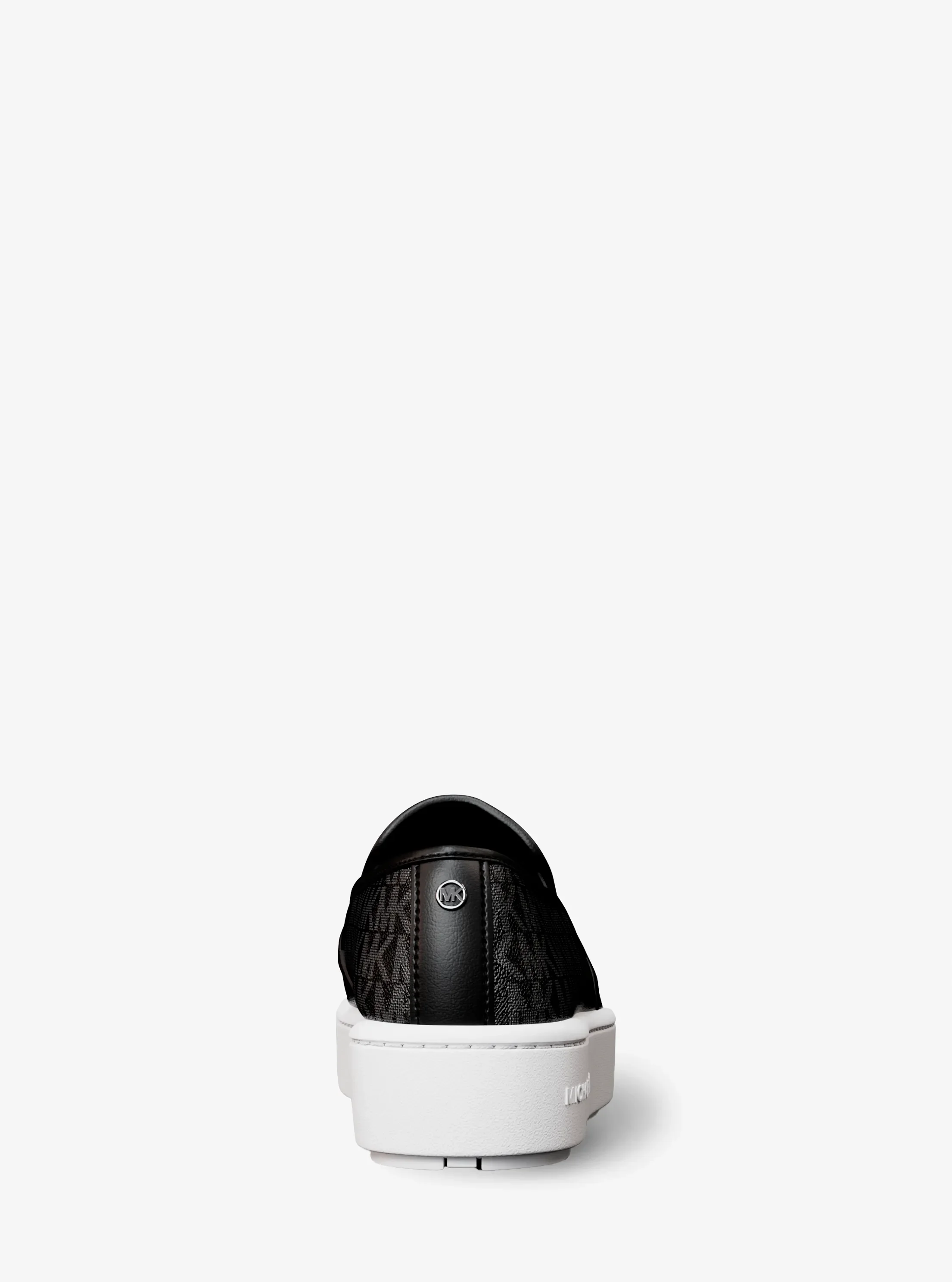 Кроссовки Michael Kors Teddi Signature Logo Slip-On, цвет: Чёрный — фото 5