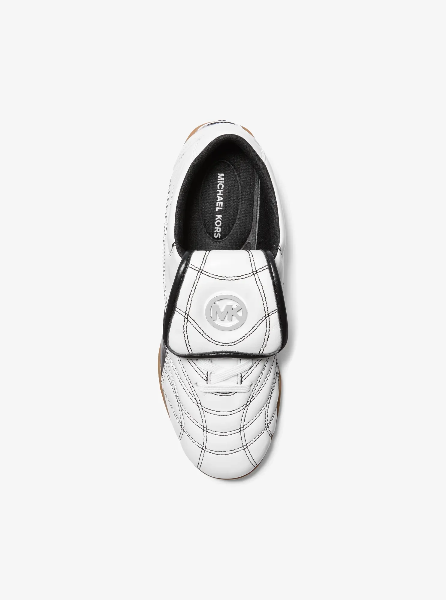Женские кроссовки Michael Kors Kyler Trainer, цвет: Оптический белый — фото 3