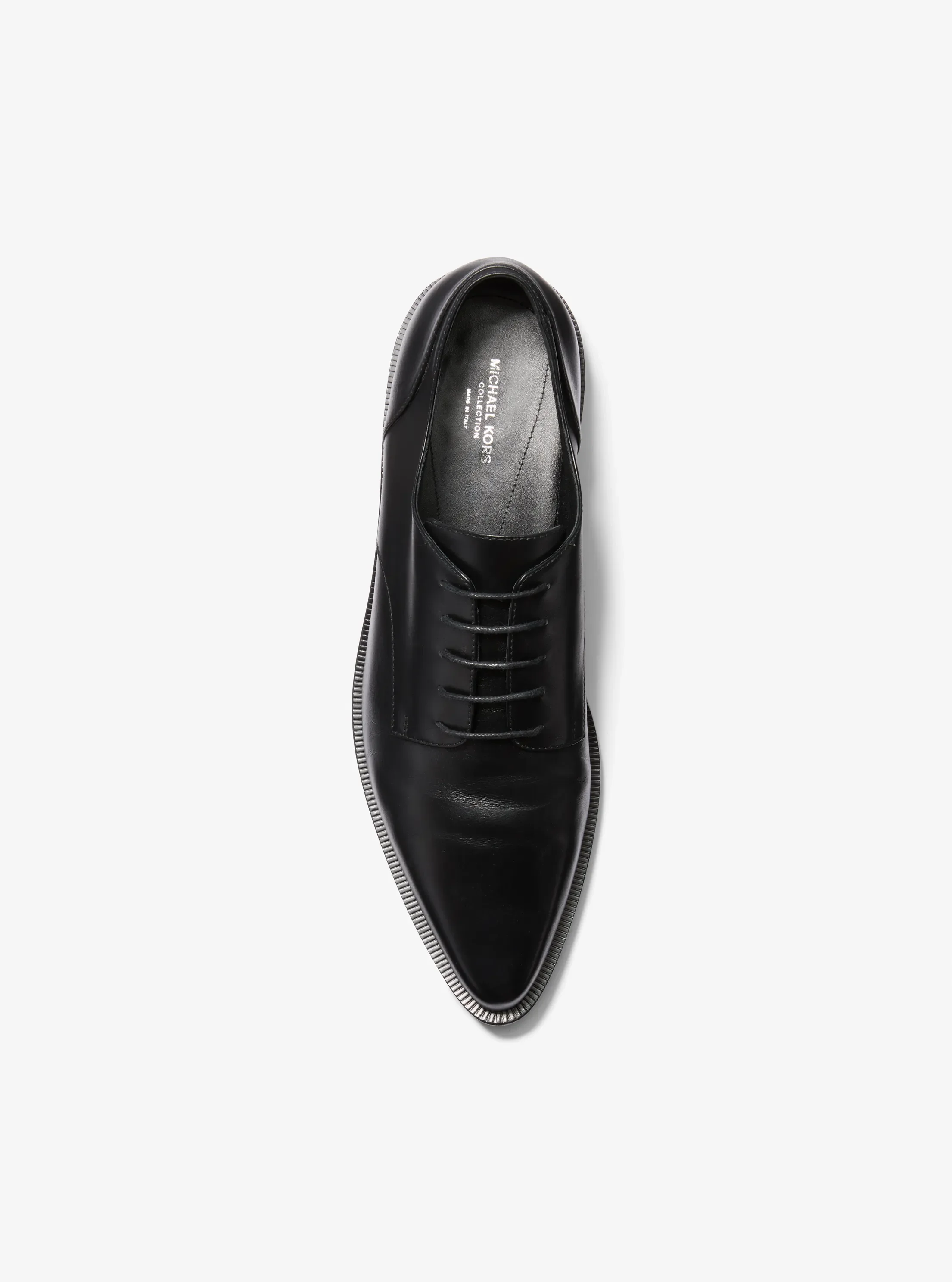Женские туфли Michael Kors Annette Leather Oxford, цвет: Чёрный — фото 3
