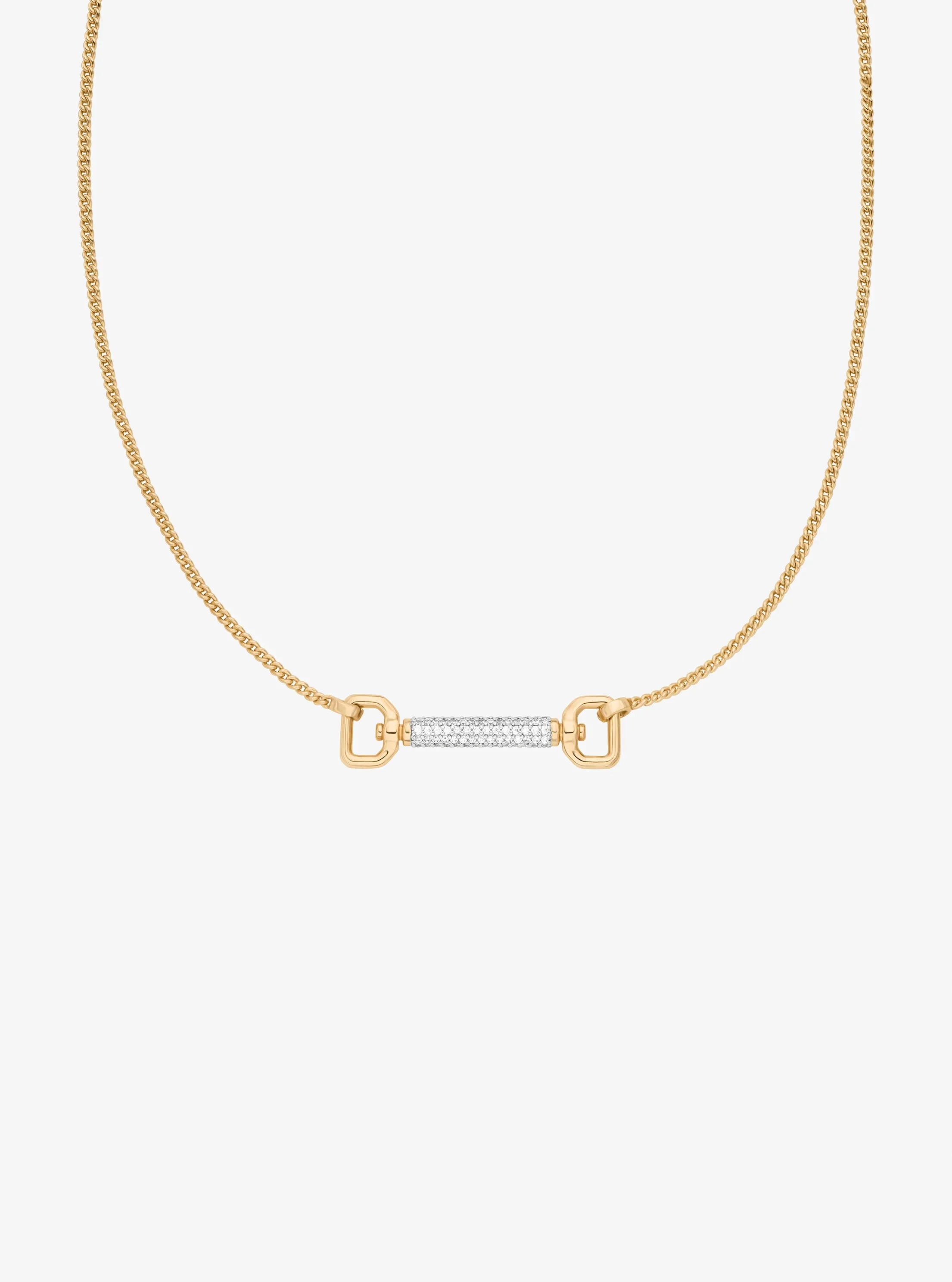 Колье Michael Kors Pavé Horsebit, цвет: Золотой — фото 2