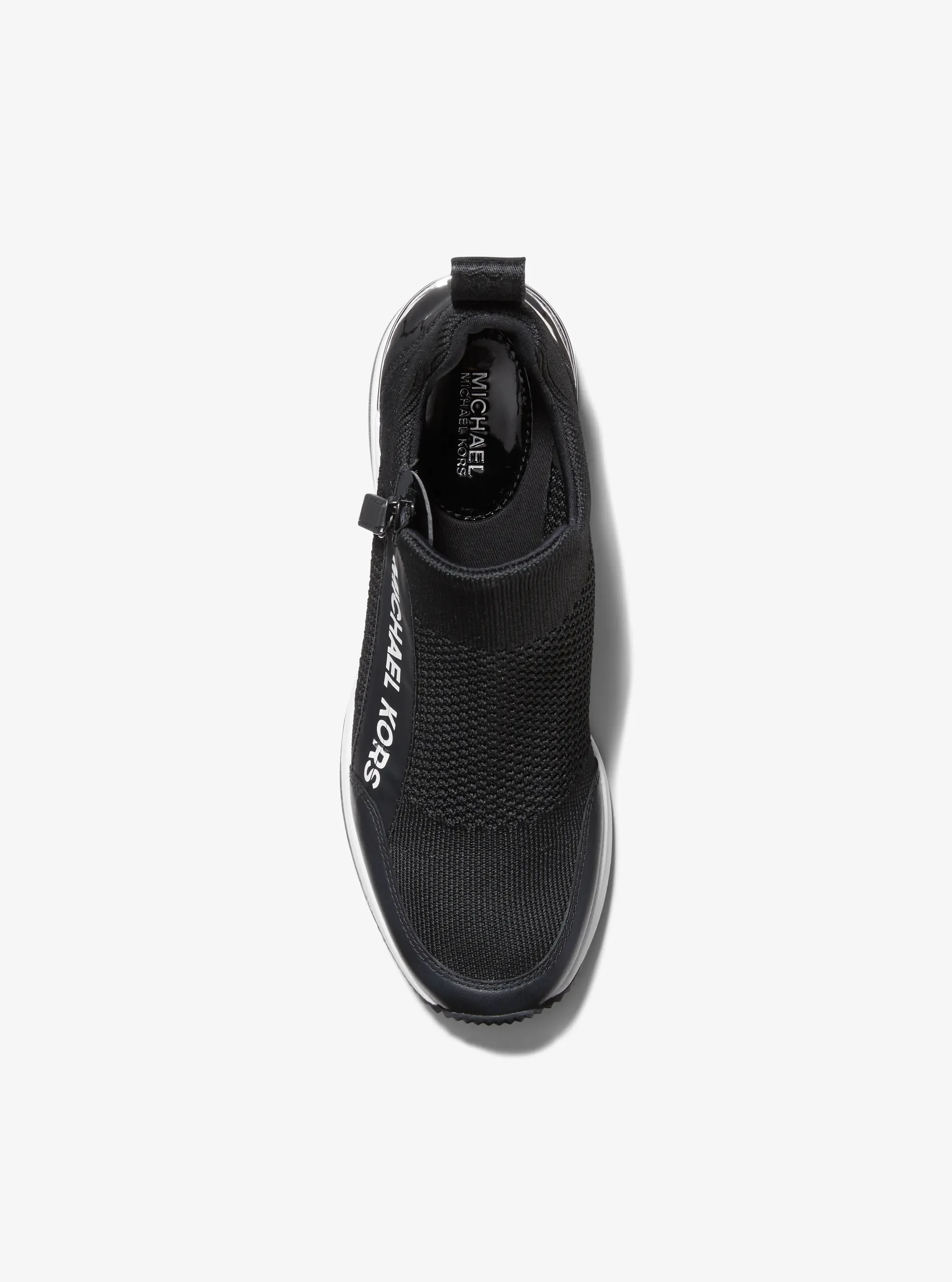 Женские кроссовки Michael Kors Willis Stretch Knit Trainer, цвет: Чёрный — фото 4