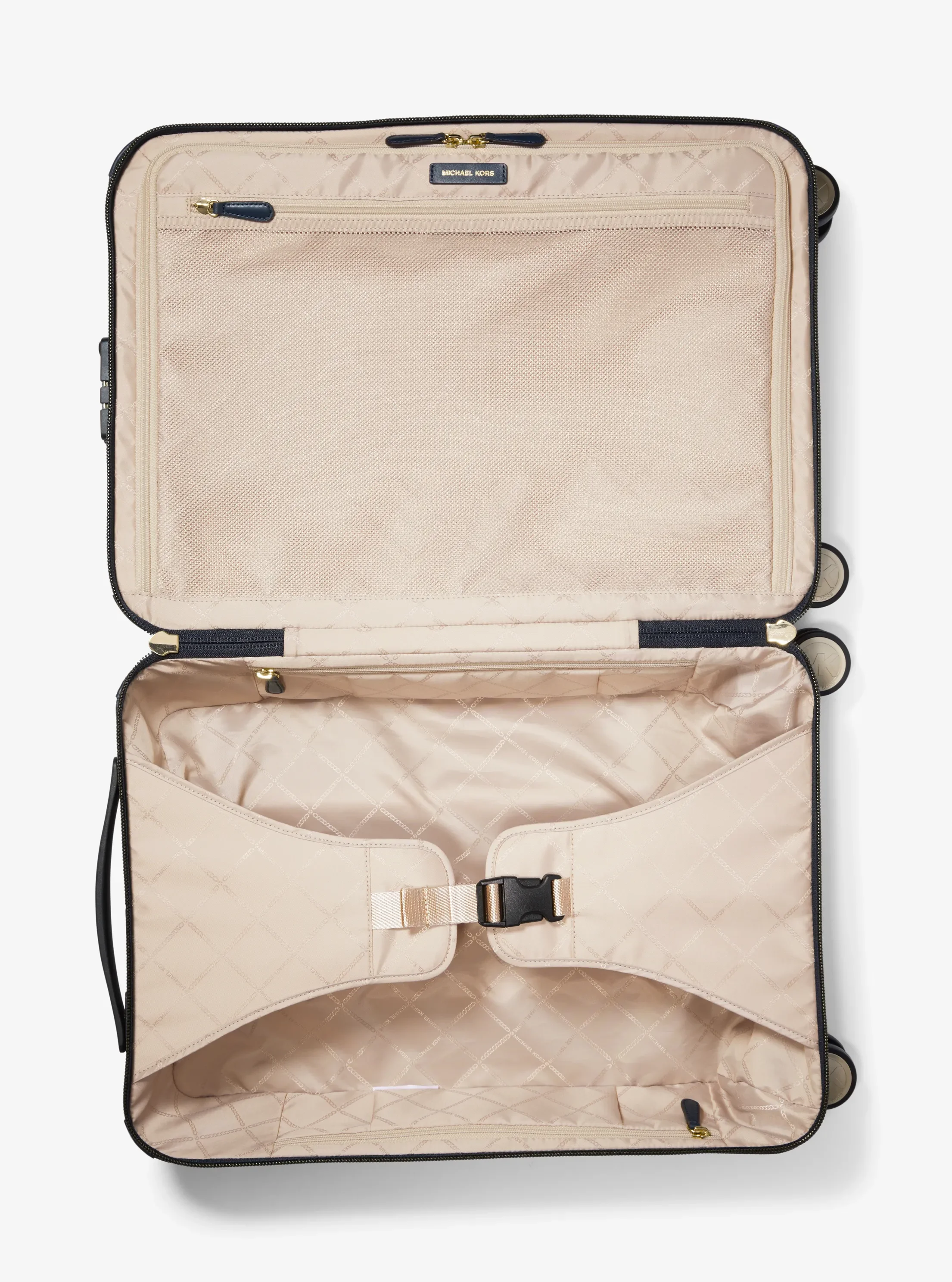 Женский чемодан Michael Kors Logo Suitcase, цвет: Коричневый — фото 2
