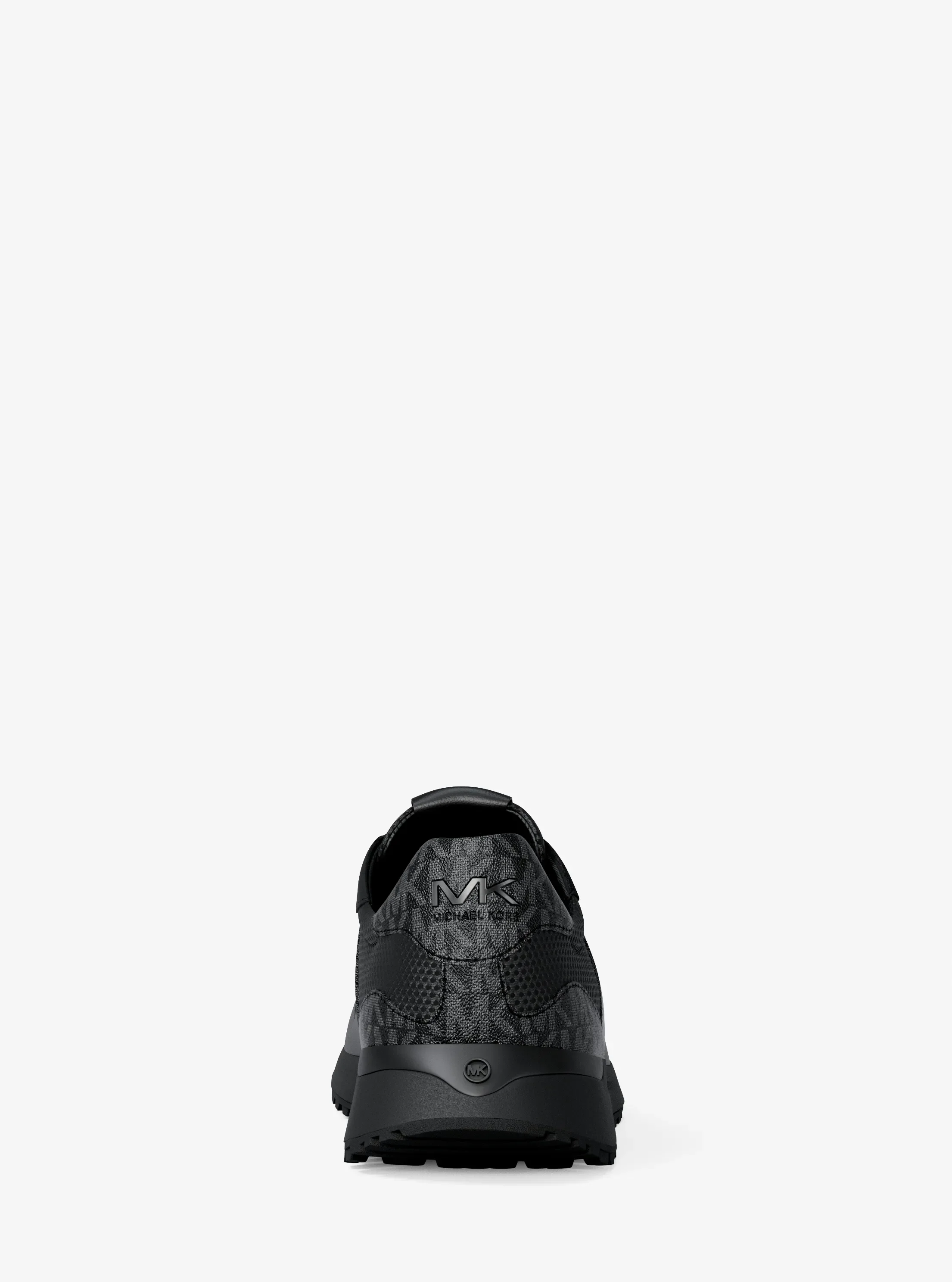 Кроссовки Michael Kors Dax Mixed-Media Trainer, цвет: Чёрный — фото 4