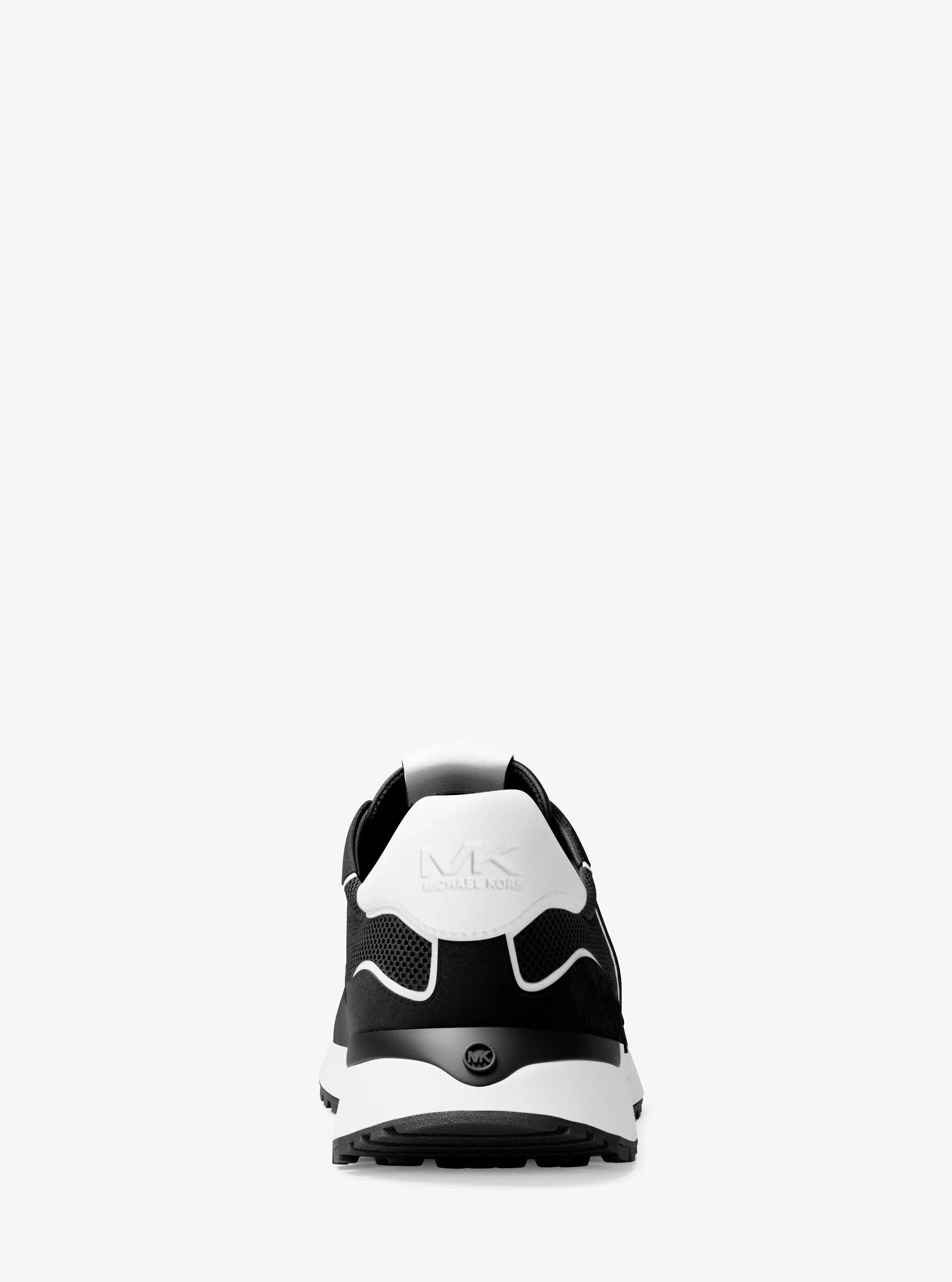 Кроссовки Michael Kors Dax Mixed-Media Trainer, цвет: Чёрный — фото 4