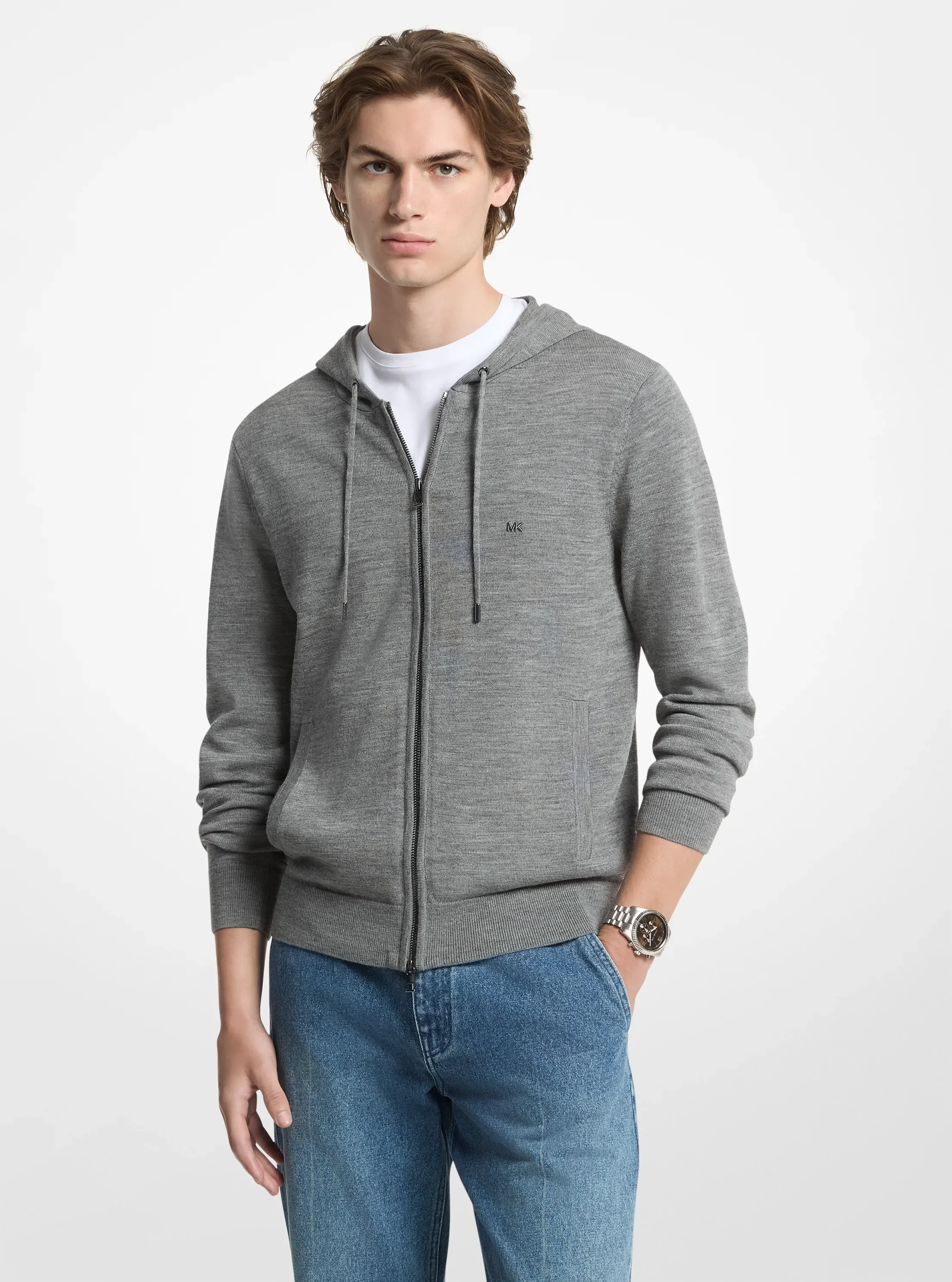 Мужские худи Michael Kors Wool Zip-Up