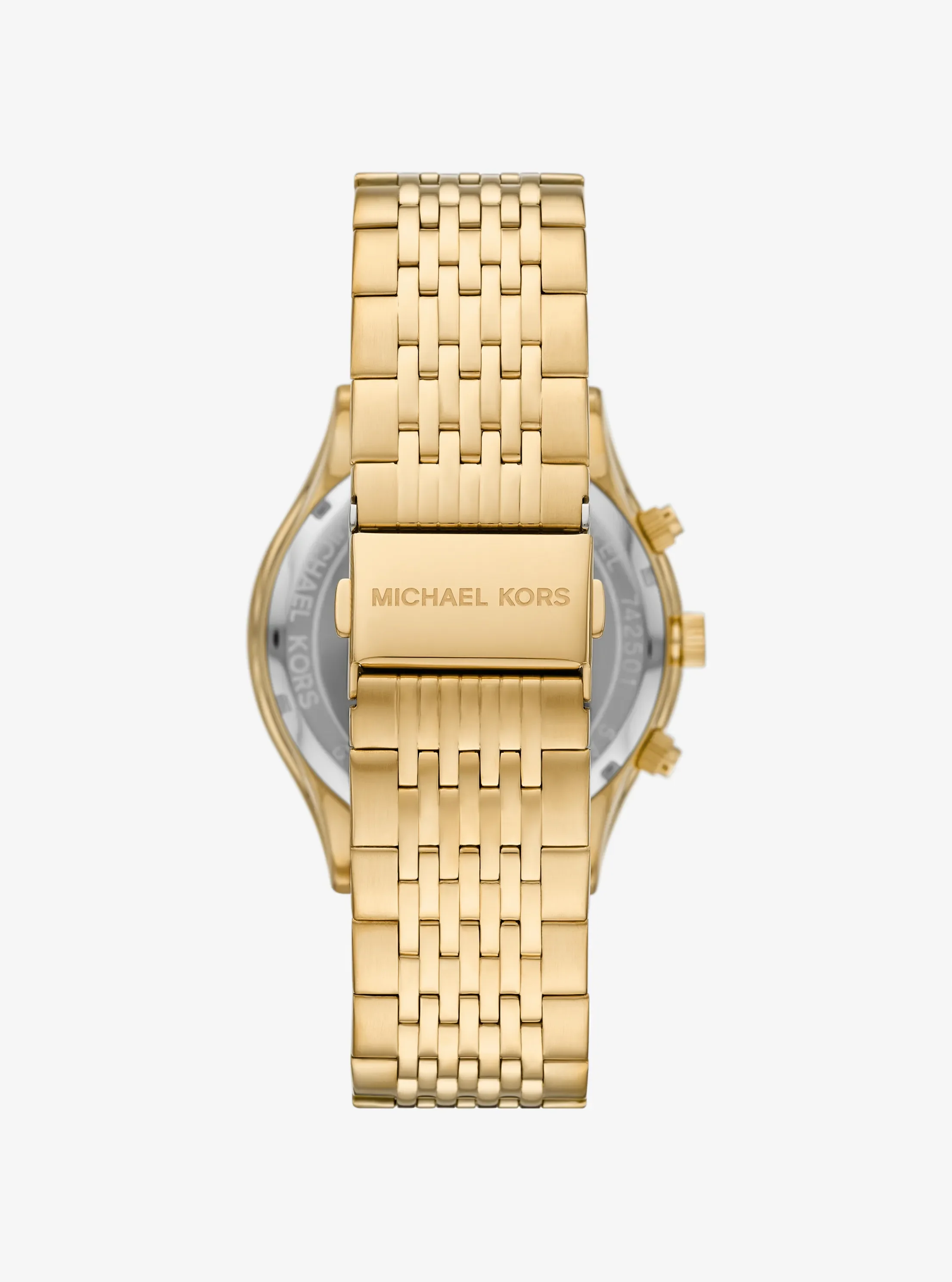 Часы Michael Kors Oversized Aspyn Gold-Tone Watch, цвет: Золотой — фото 3