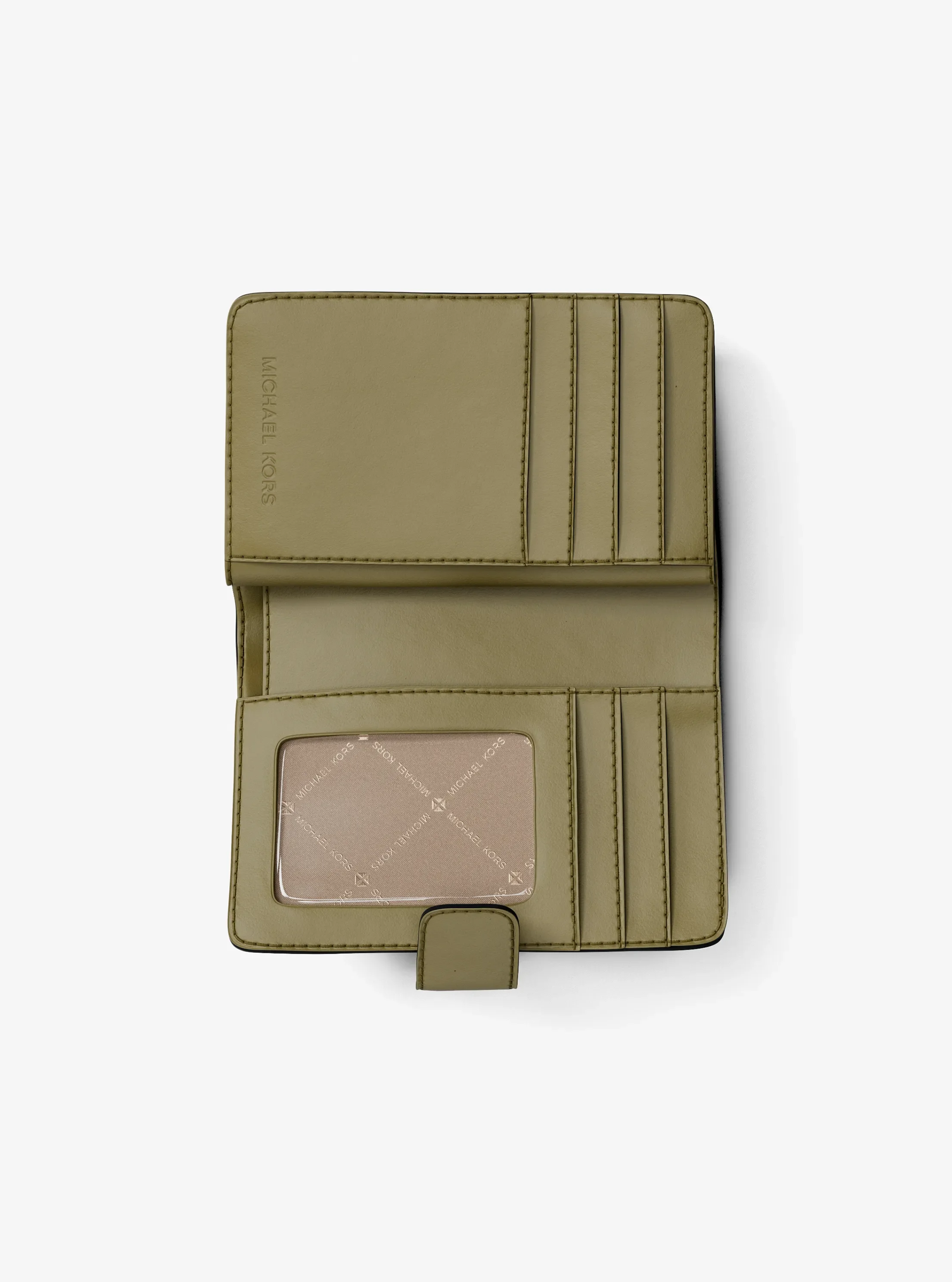 Michael Kors Jet Set Travel Medium Signature Logo Billfold Wallet — фото 2