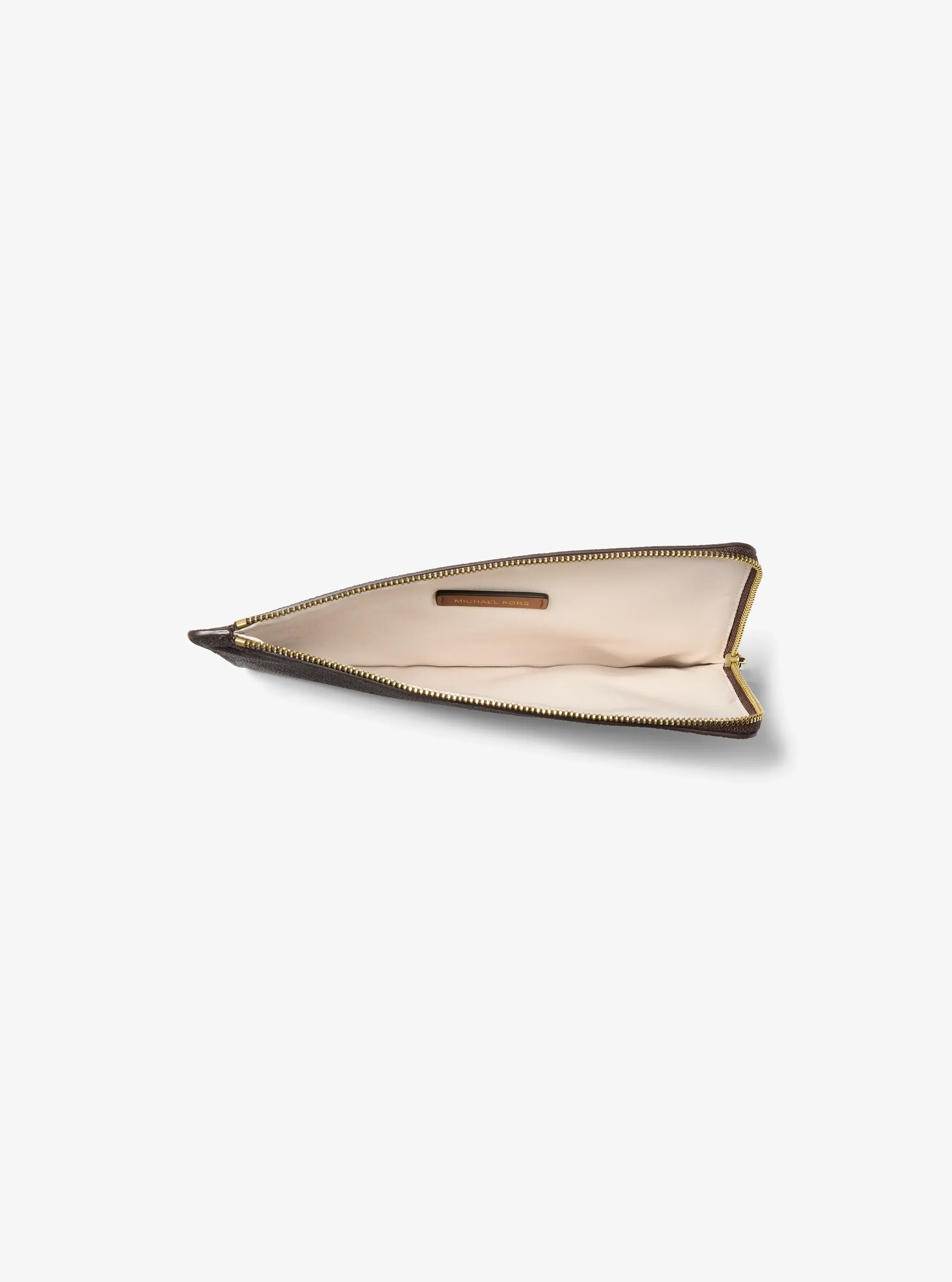 Женская сумка Michael Kors Jet Set 3-in-1 Smooth and Signature Logo Pouches, цвет: Коричневый — фото 2