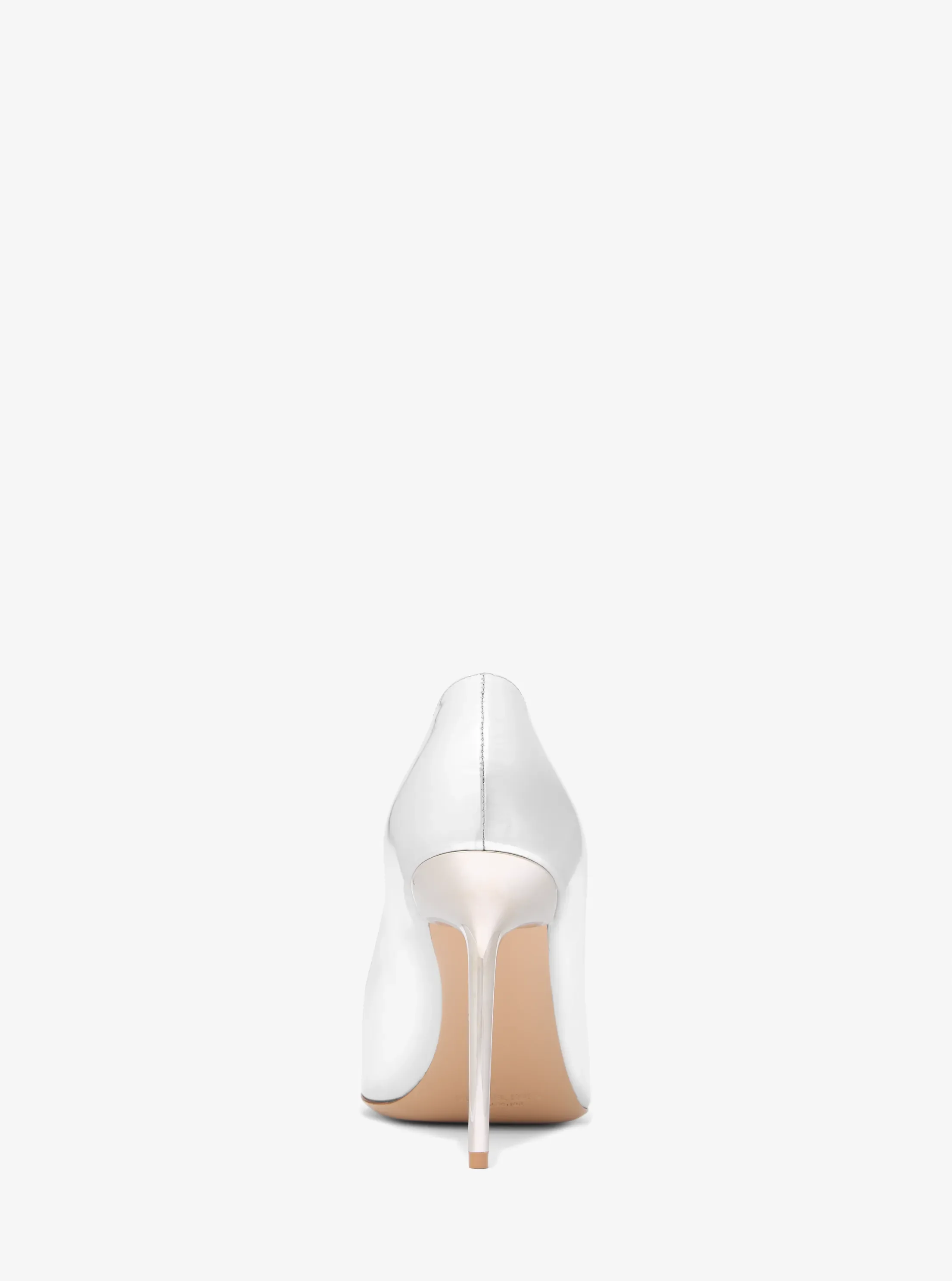Туфли Michael Kors Winona Specchio Leather Pump, цвет: Серебряный — фото 3