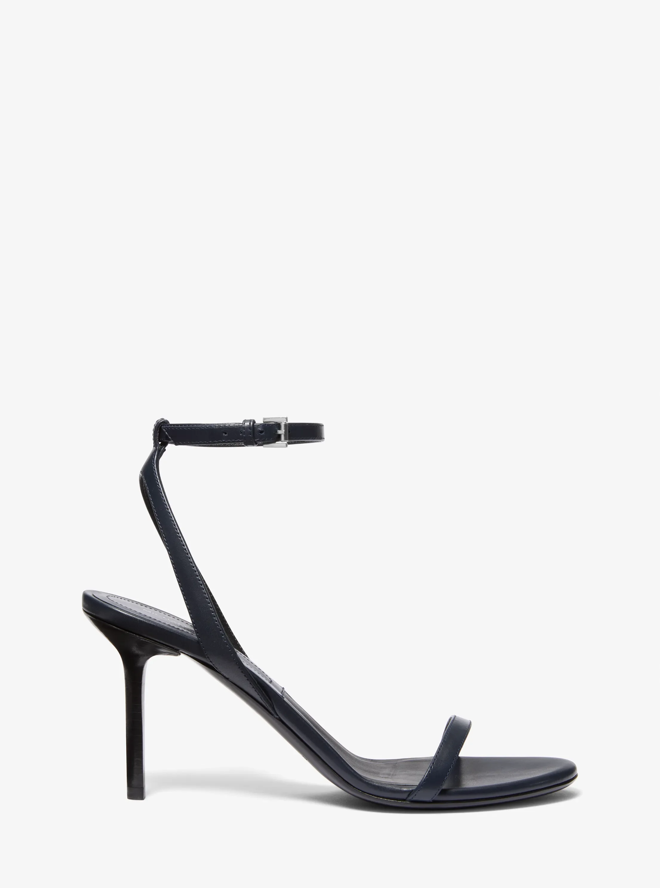 Сандалии Michael Kors Gwyneth Leather Sandal, цвет: Тёмно-синий — фото 2