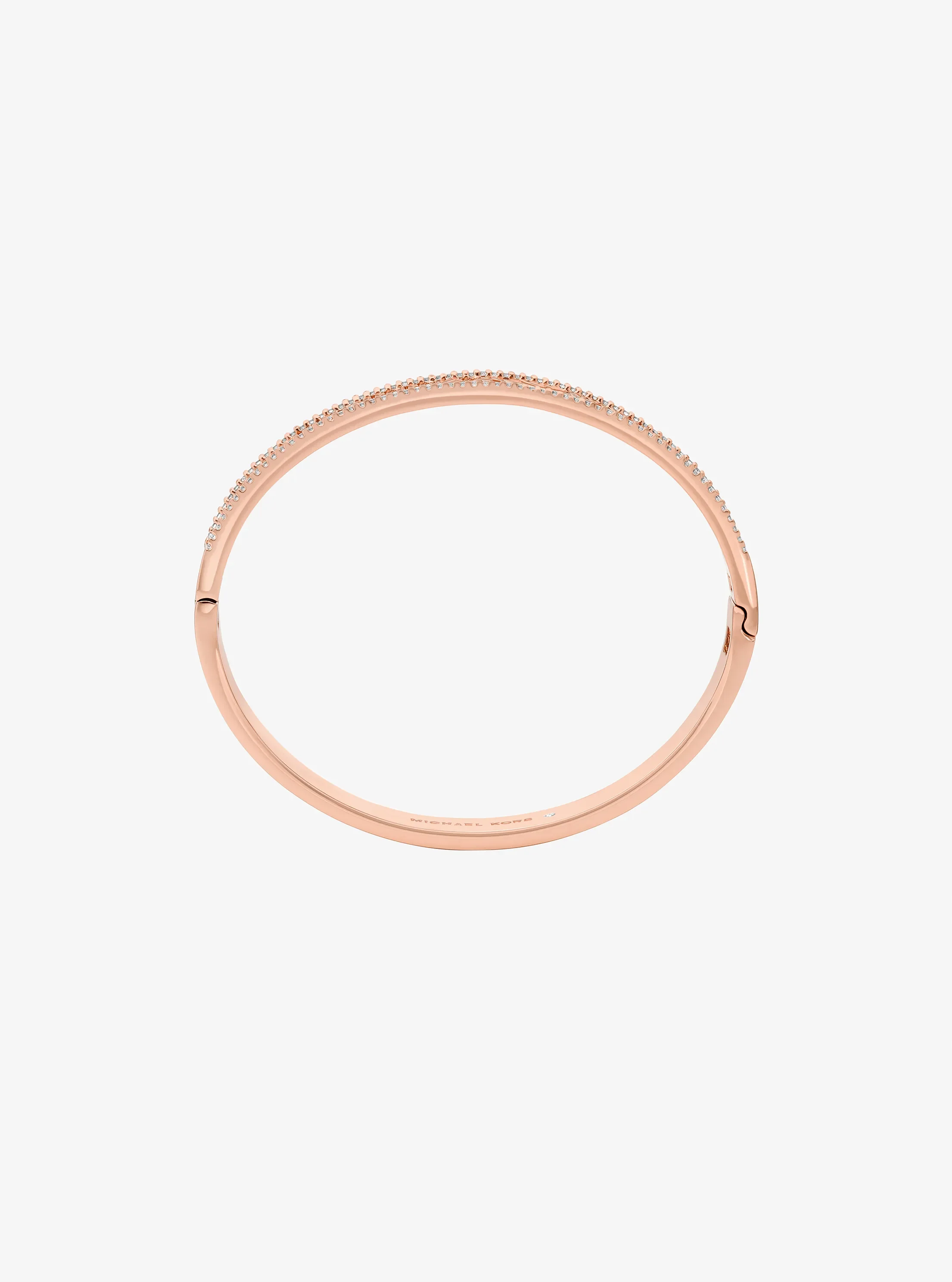 Браслет Michael Kors Pavé Logo, цвет: Розовое золото — фото 2