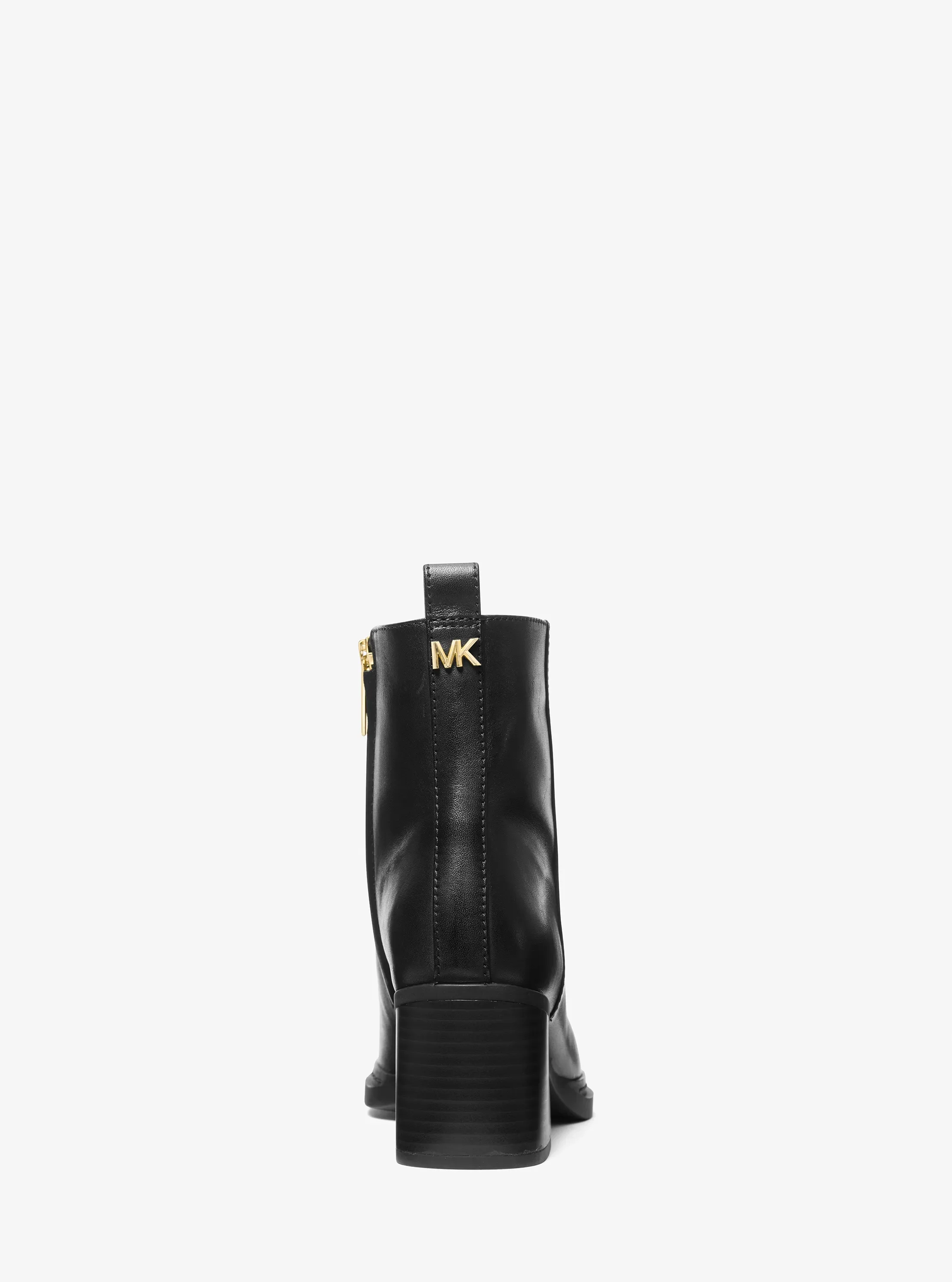Женские ботинки Michael Kors Lex Leather Boot, цвет: Чёрный — фото 4